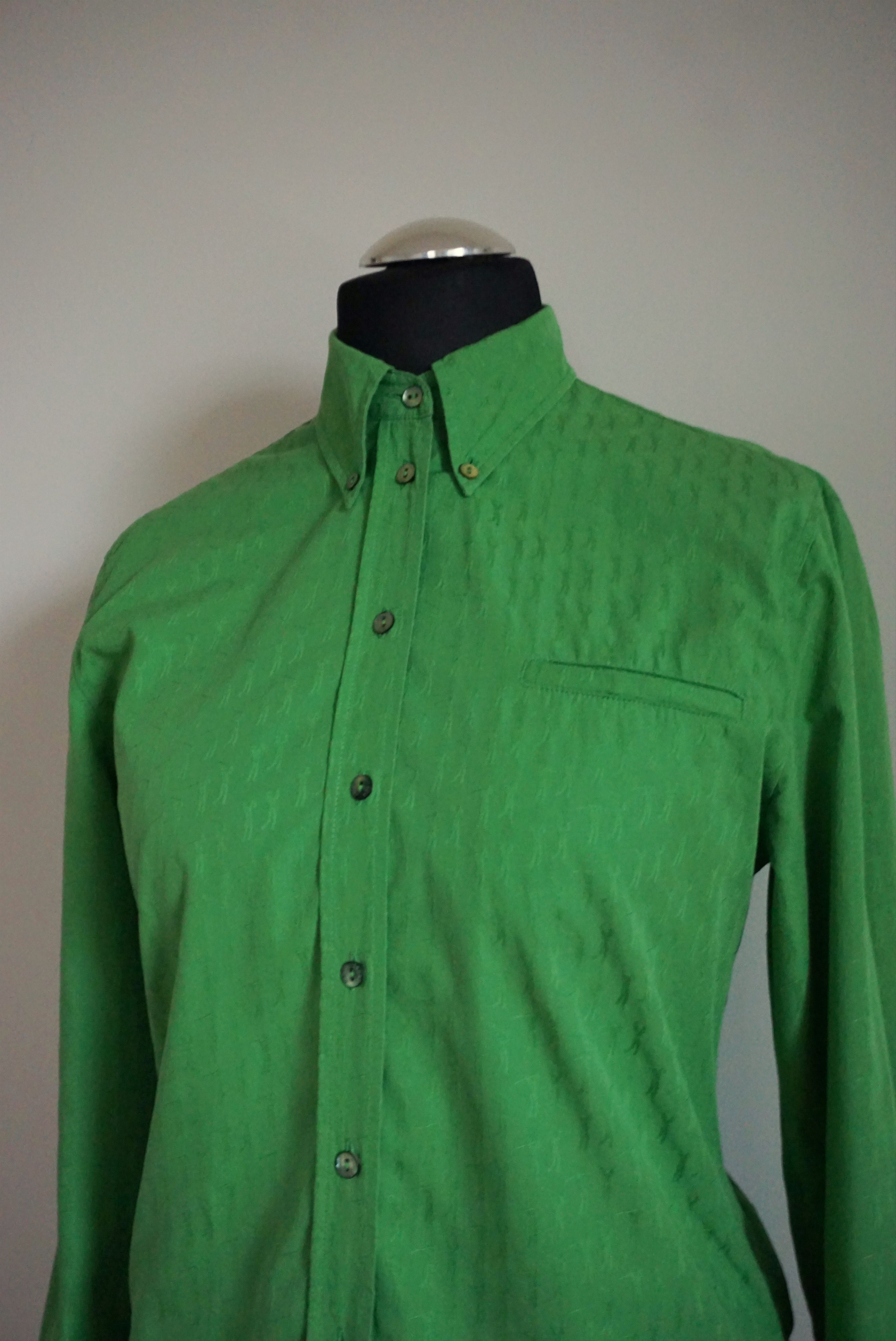 Designer Womens Escada Sport green shirt blouse patterned Size S / US 4 / IT 40 - 11 Thumbnail