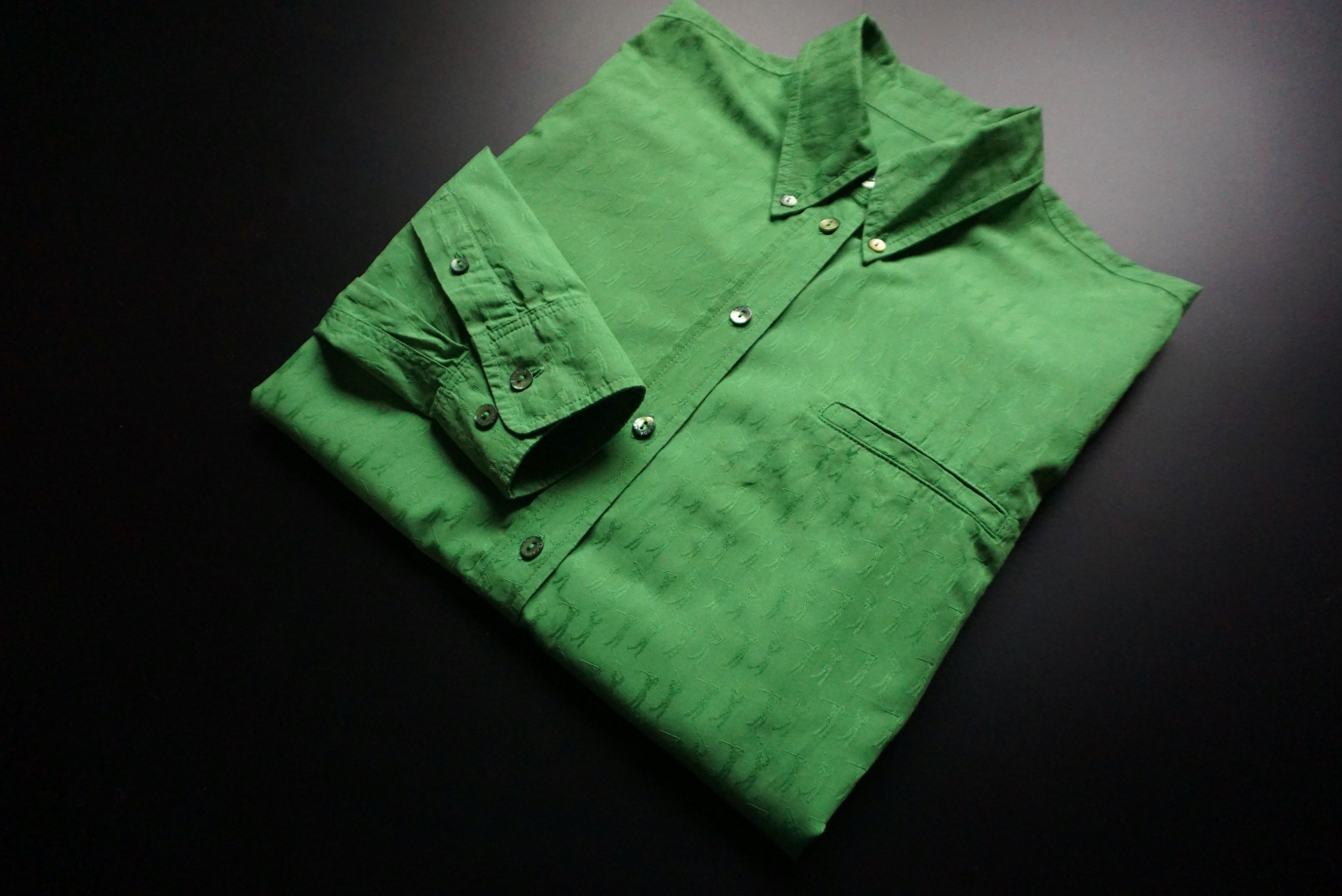 Designer Womens Escada Sport green shirt blouse patterned Size S / US 4 / IT 40 - 18 Thumbnail