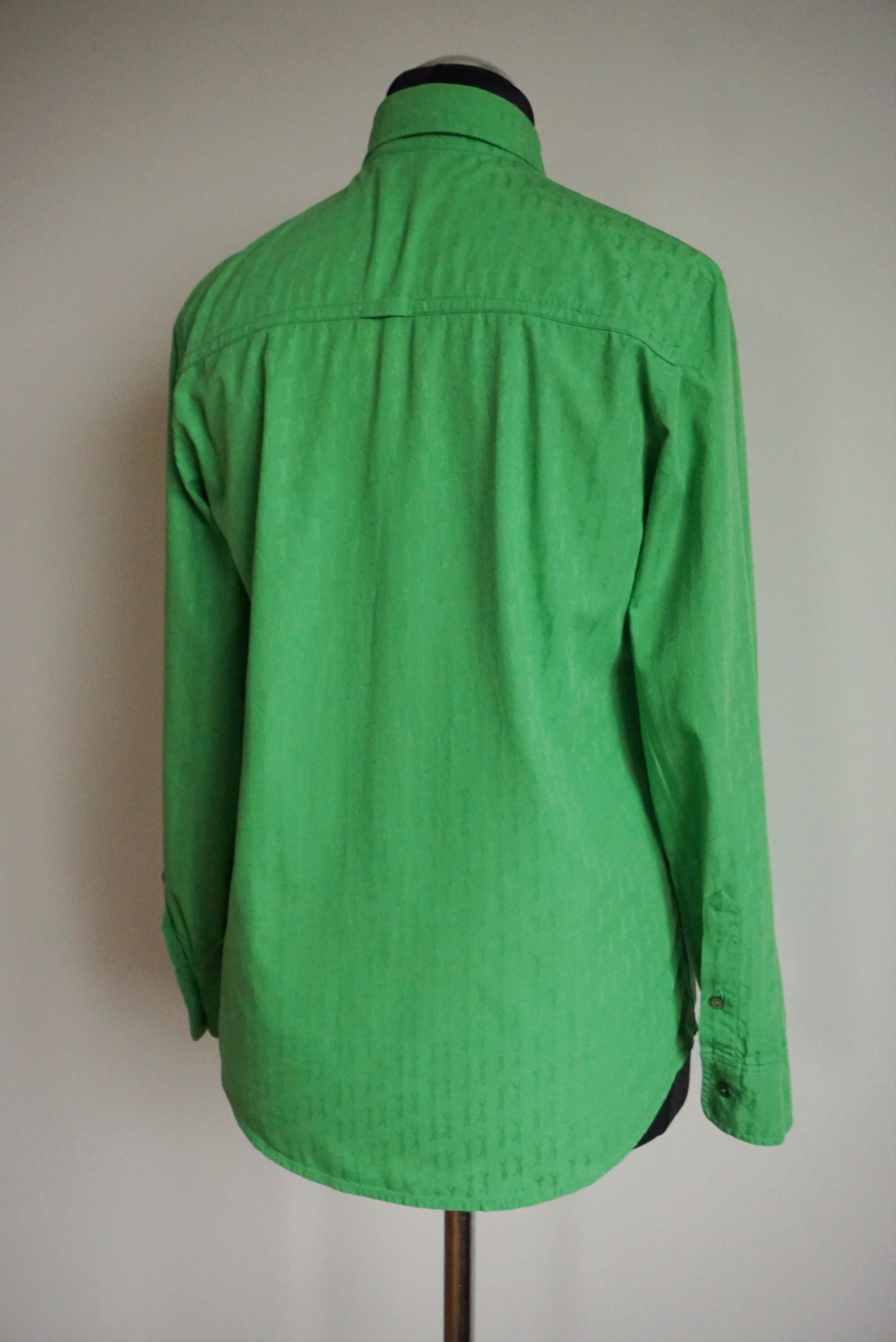 Designer Womens Escada Sport green shirt blouse patterned Size S / US 4 / IT 40 - 13 Thumbnail