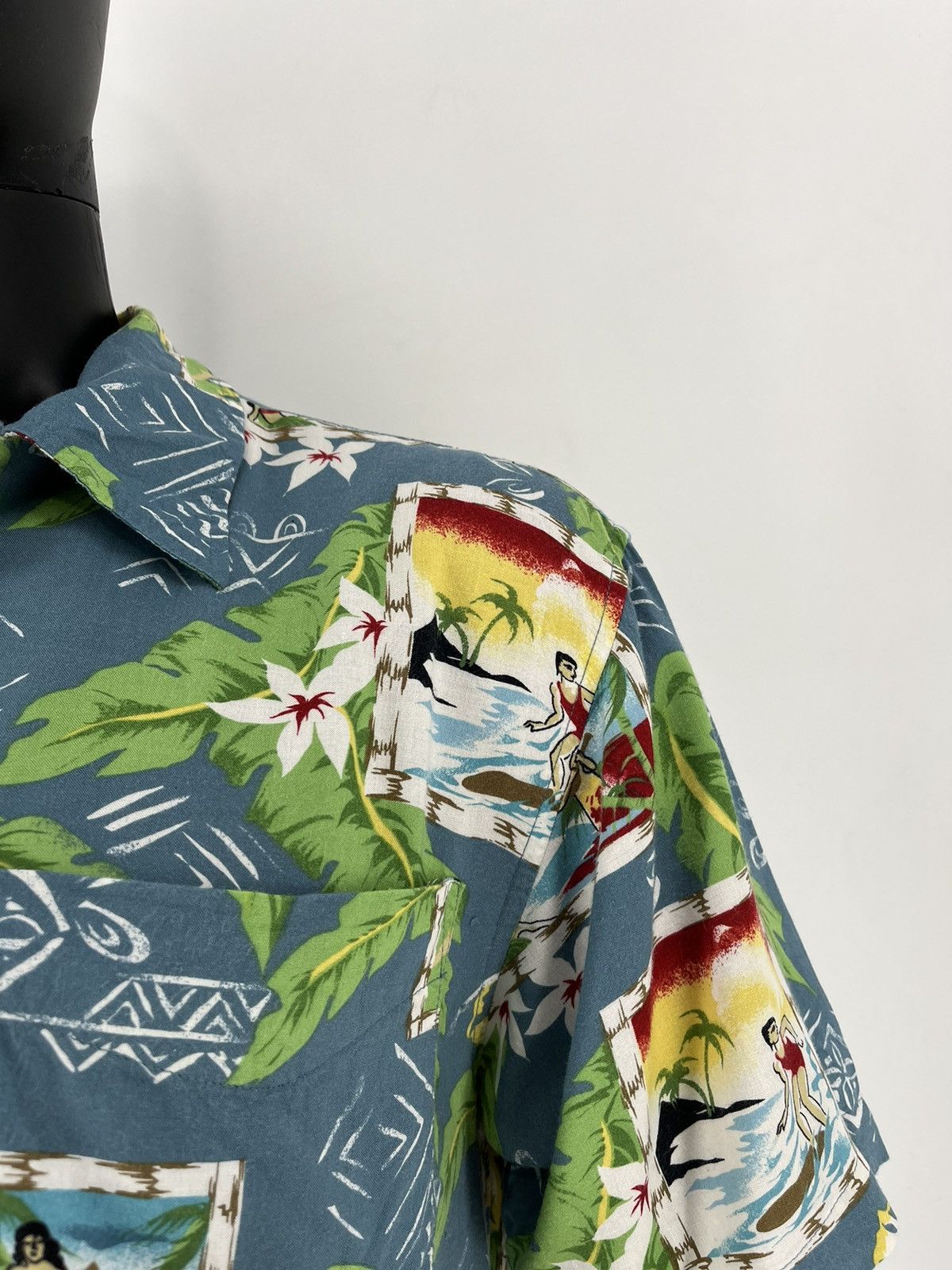 Vintage Vintage Y2K Art Streetwear Hawaiian Travis Scott style Size US M / EU 48-50 / 2 - 7 Thumbnail