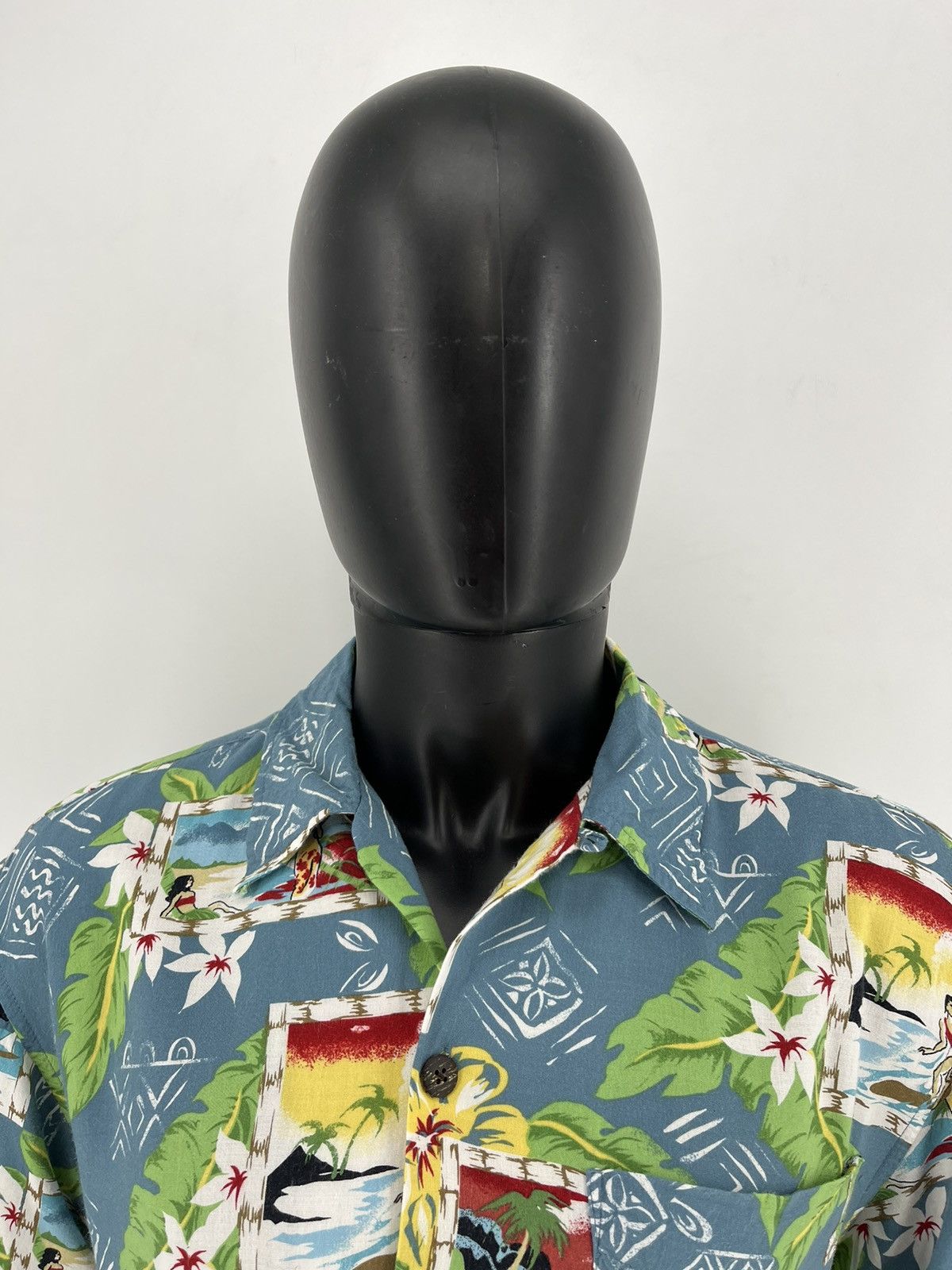 Vintage Vintage Y2K Art Streetwear Hawaiian Travis Scott style Size US M / EU 48-50 / 2 - 9 Thumbnail