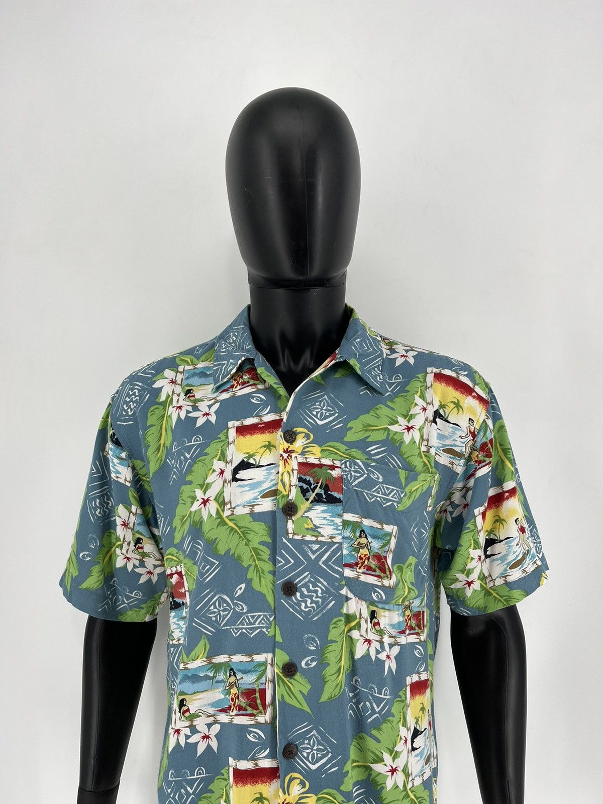 Vintage Vintage Y2K Art Streetwear Hawaiian Travis Scott style Size US M / EU 48-50 / 2 - 1 Thumbnail