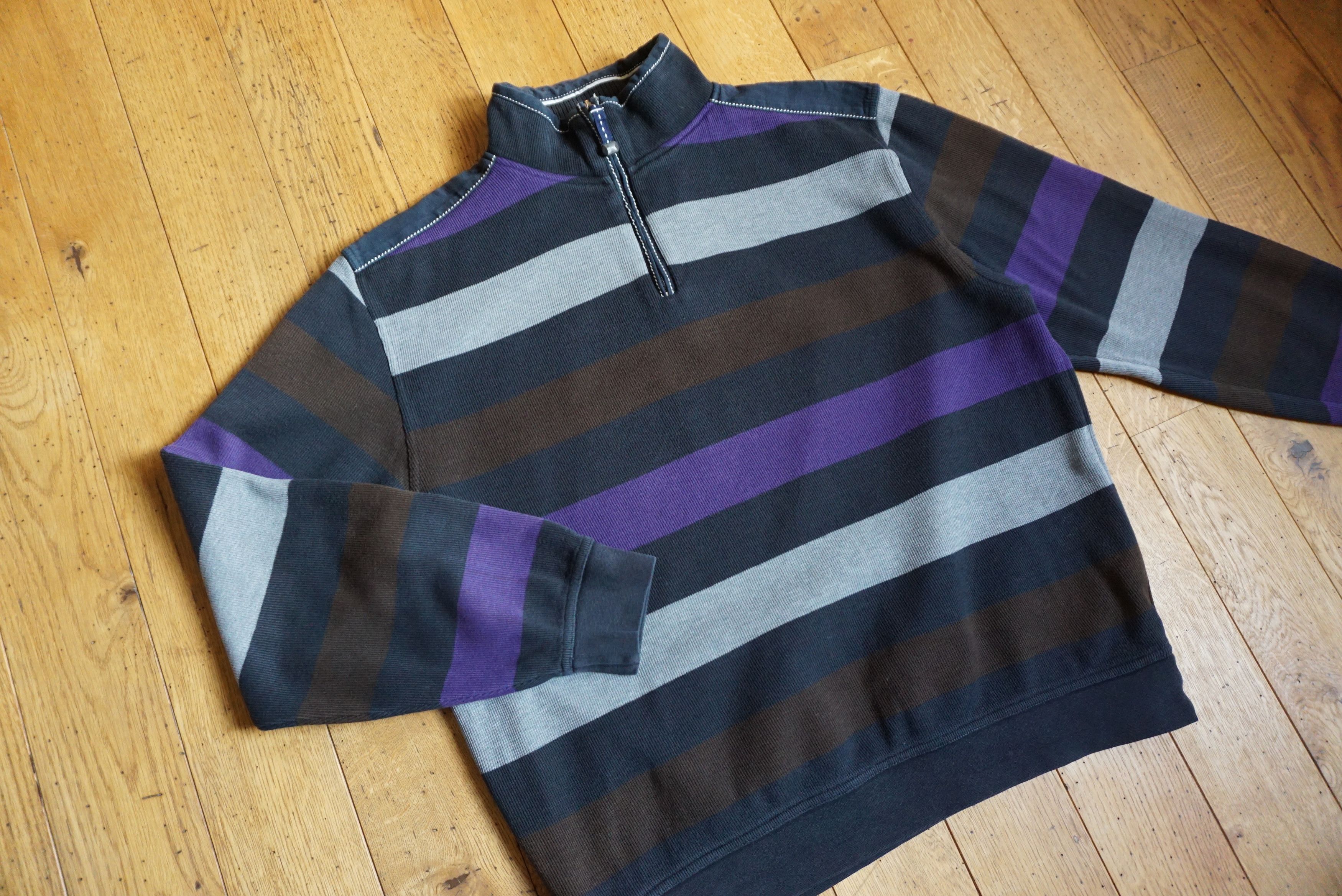 Another Influence Andrew James top Sailing 52 L Large jumper zip neck Y2K 00s Size US L / EU 52-54 / 3 - 15 Thumbnail