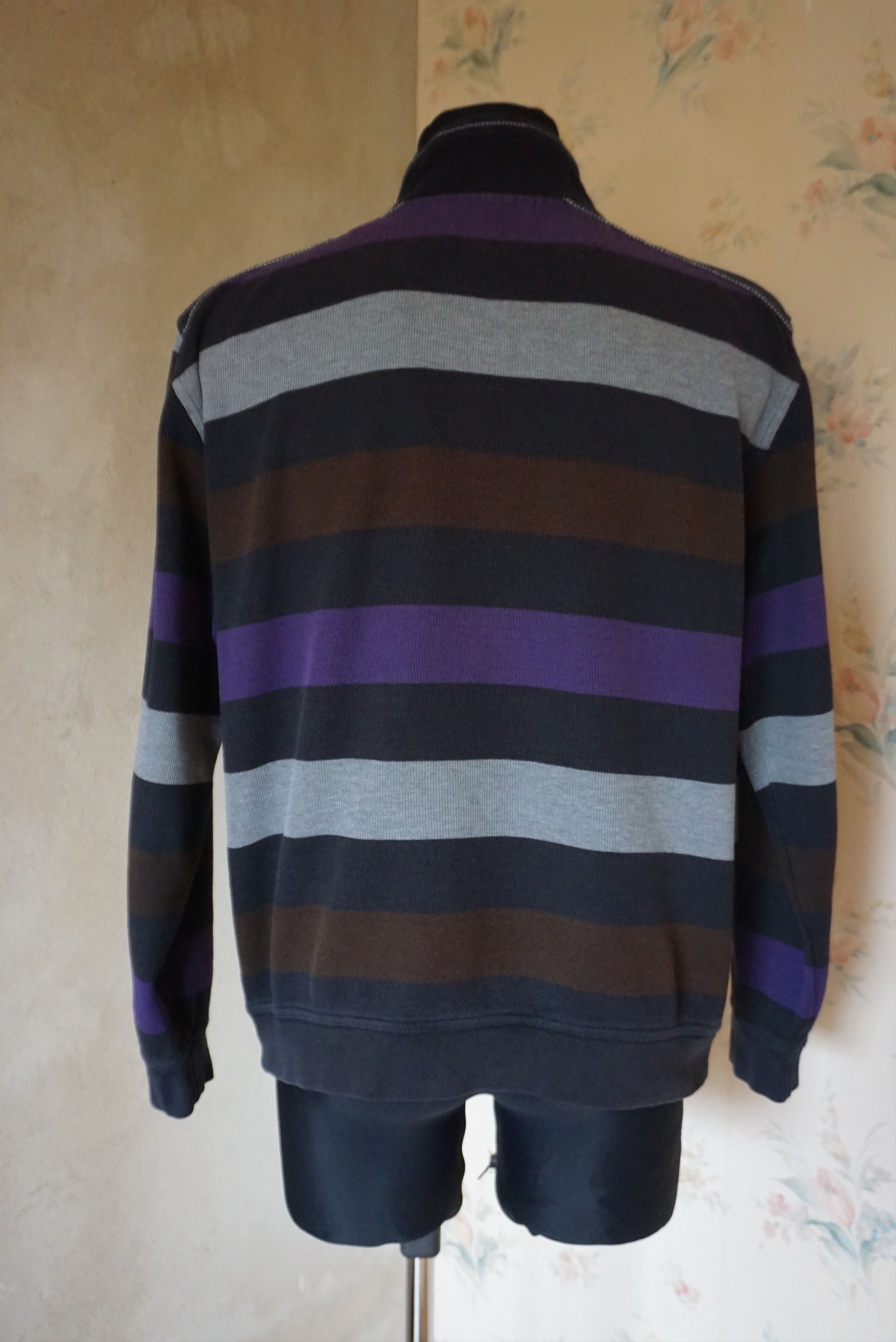 Another Influence Andrew James top Sailing 52 L Large jumper zip neck Y2K 00s Size US L / EU 52-54 / 3 - 11 Thumbnail