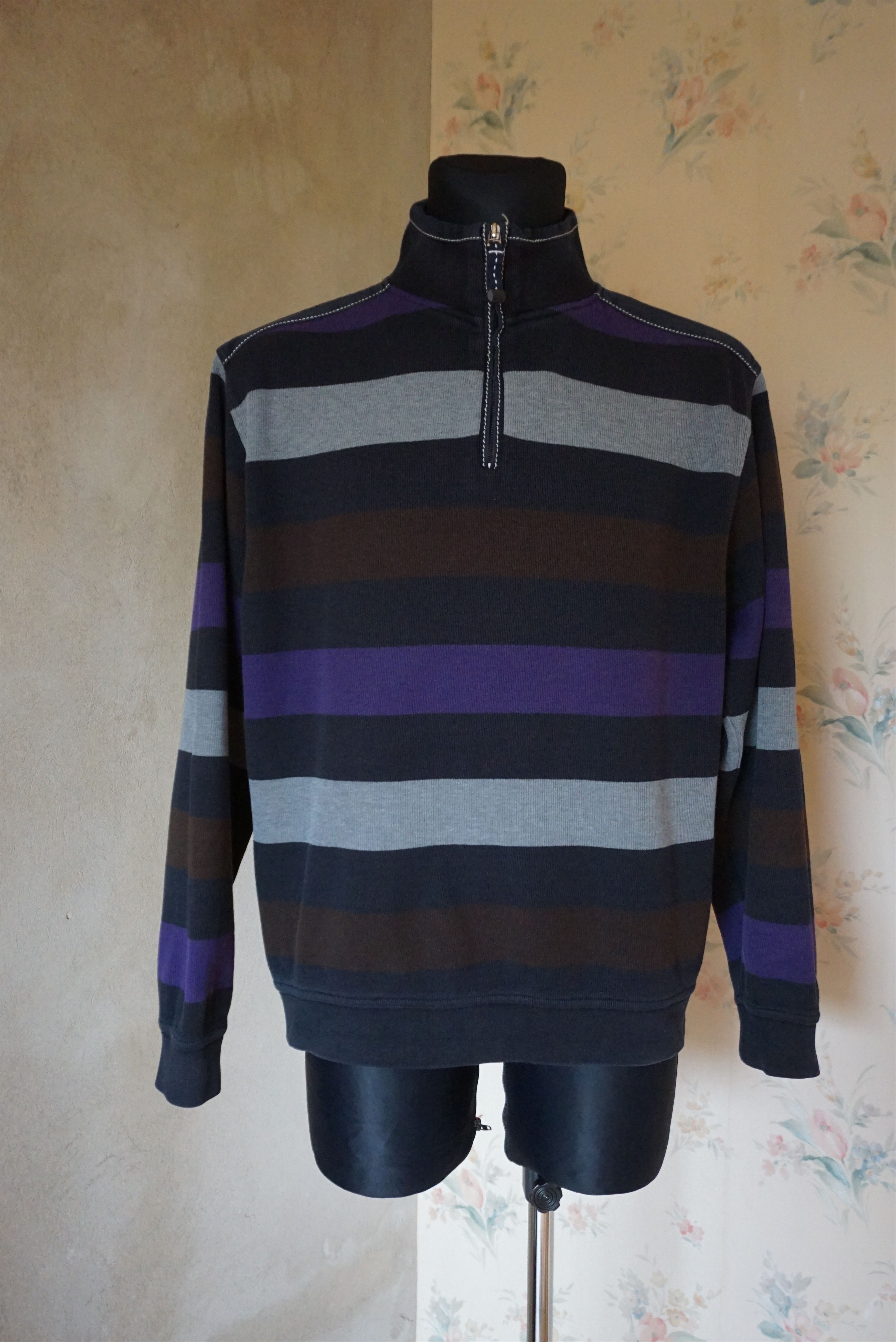Another Influence Andrew James top Sailing 52 L Large jumper zip neck Y2K 00s Size US L / EU 52-54 / 3 - 8 Thumbnail