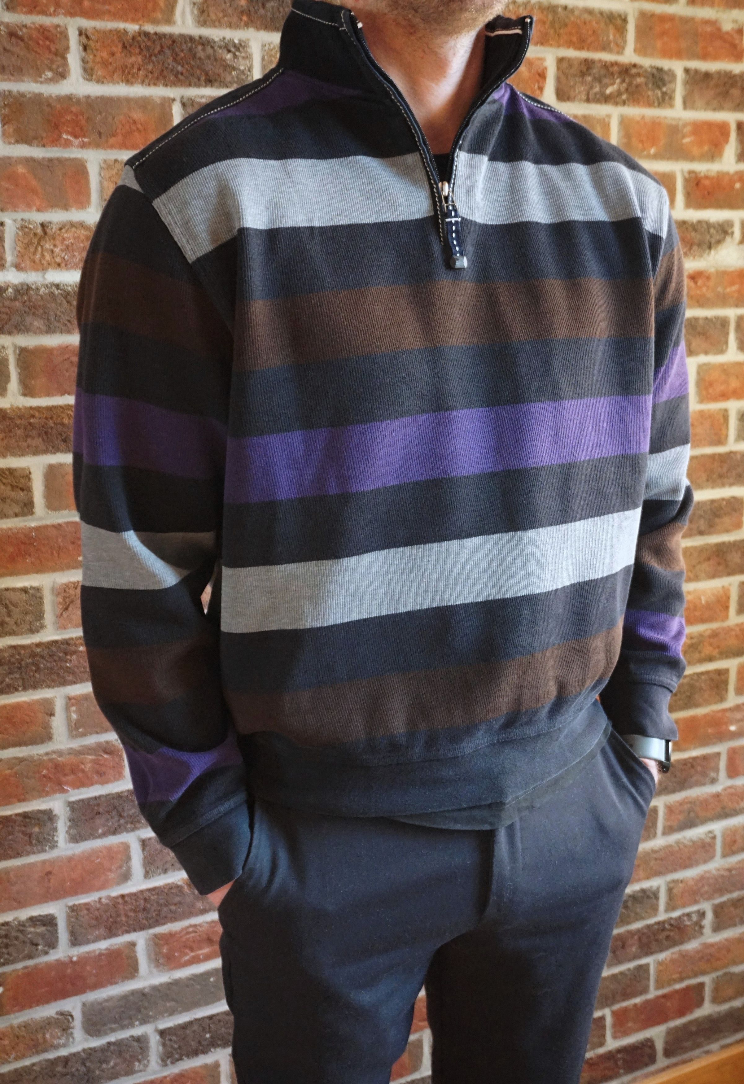 Another Influence Andrew James top Sailing 52 L Large jumper zip neck Y2K 00s Size US L / EU 52-54 / 3 - 1 Thumbnail