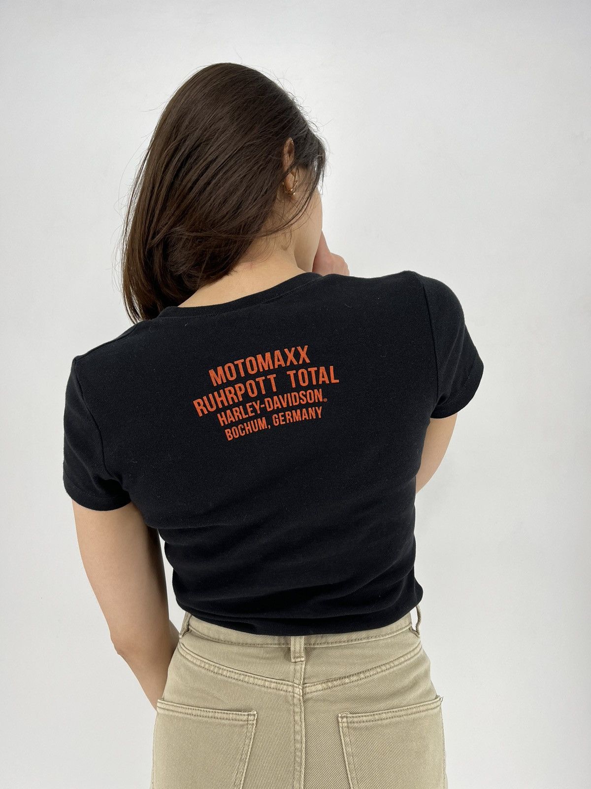 Harley Davidson Vintage Y2K Harley Davidson TShirt Womens Racing tee Size S / US 4 / IT 40 - 6 Thumbnail