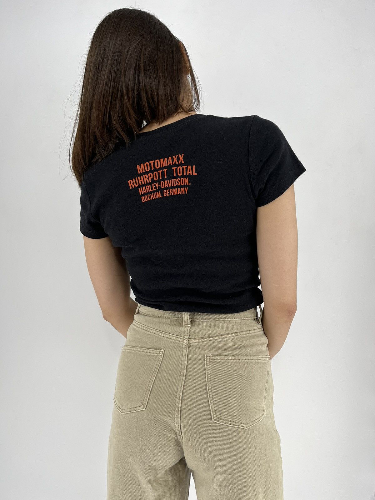 Harley Davidson Vintage Y2K Harley Davidson TShirt Womens Racing tee Size S / US 4 / IT 40 - 5 Thumbnail