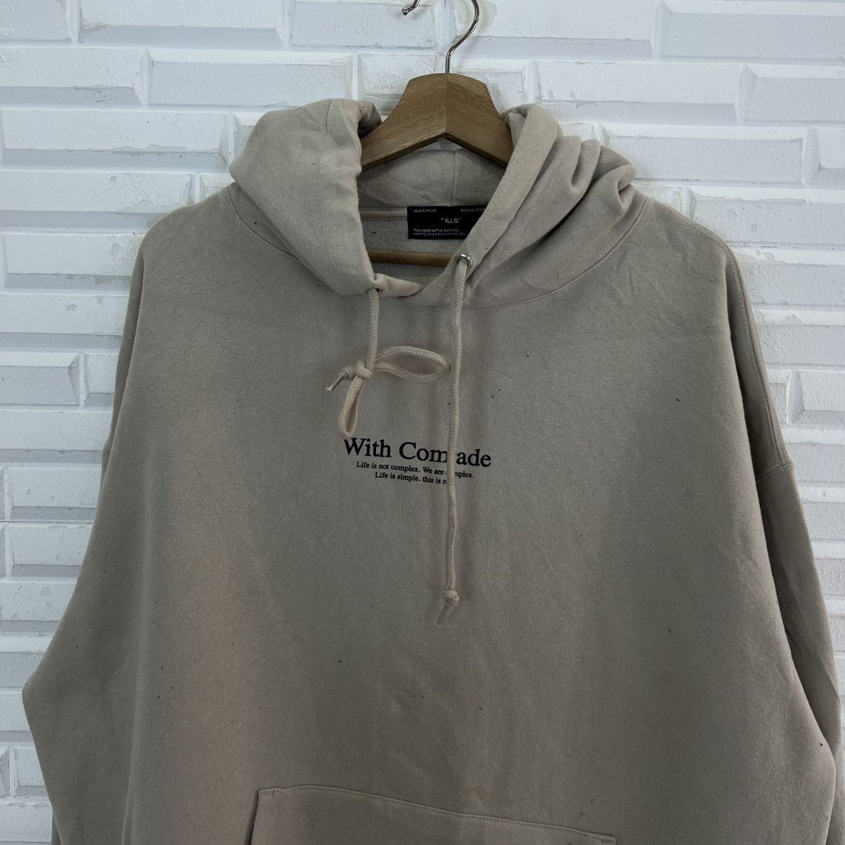 Japanese Brand VINTAGE ILLS HOODIE BIG LOGO INSPIRED BY THE BEATLES BAND Size US M / EU 48-50 / 2 - 4 Thumbnail