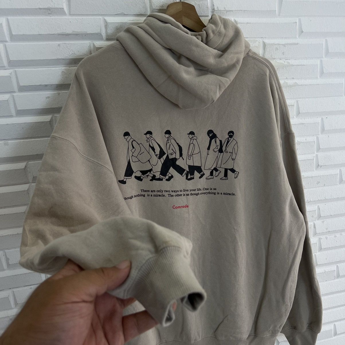 Japanese Brand VINTAGE ILLS HOODIE BIG LOGO INSPIRED BY THE BEATLES BAND Size US M / EU 48-50 / 2 - 7 Thumbnail