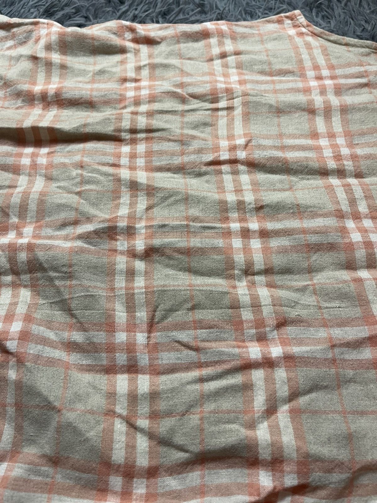 Burberry Burberry 100% linen nova check tartan sleeveless shirt Size XL / US 12-14 / IT 48-50 - 7 Thumbnail