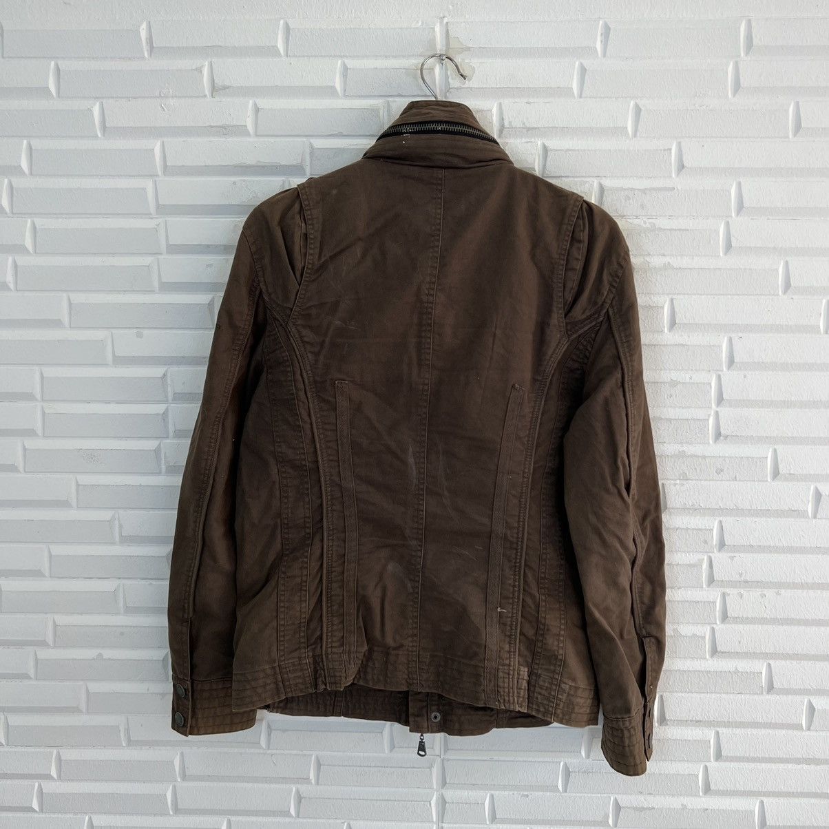 In The Attic RARE PUNK STYLE BIKER JACKET IN THE ATTIC CARGO DESIGN Size US M / EU 48-50 / 2 - 11 Thumbnail