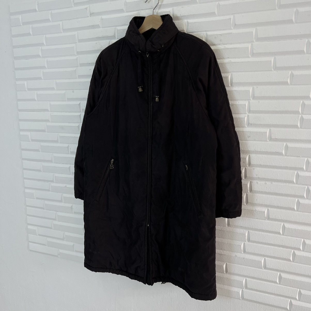Burberry VINTAGE BURBERRYS LONG JACKET BIG LOGO FULL PRINT ‘B’ Size US L / EU 52-54 / 3 - 3 Thumbnail