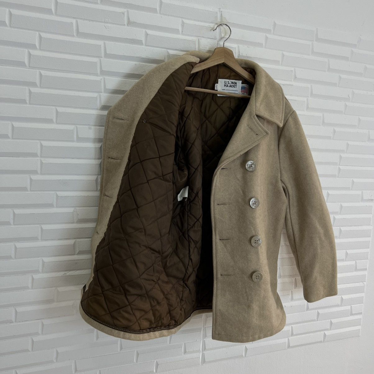 Schott VINTAGE US 740N PEA JACKET SCHOTT MADE IN USA RARE COLOUR Size US M / EU 48-50 / 2 - 11 Thumbnail