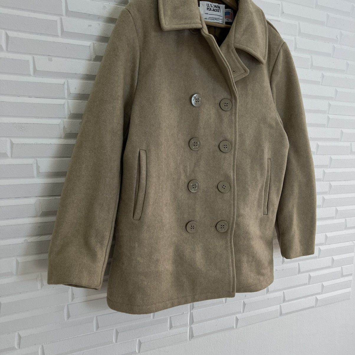 Schott VINTAGE US 740N PEA JACKET SCHOTT MADE IN USA RARE COLOUR Size US M / EU 48-50 / 2 - 4 Thumbnail