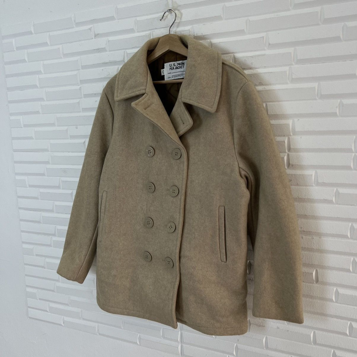 Schott VINTAGE US 740N PEA JACKET SCHOTT MADE IN USA RARE COLOUR Size US M / EU 48-50 / 2 - 2 Thumbnail