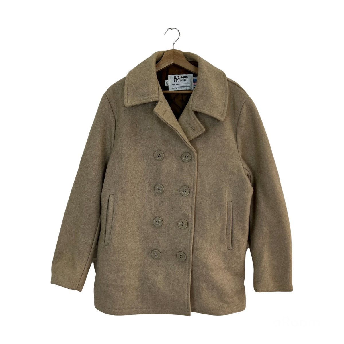 Schott VINTAGE US 740N PEA JACKET SCHOTT MADE IN USA RARE COLOUR Size US M / EU 48-50 / 2 - 1 Thumbnail