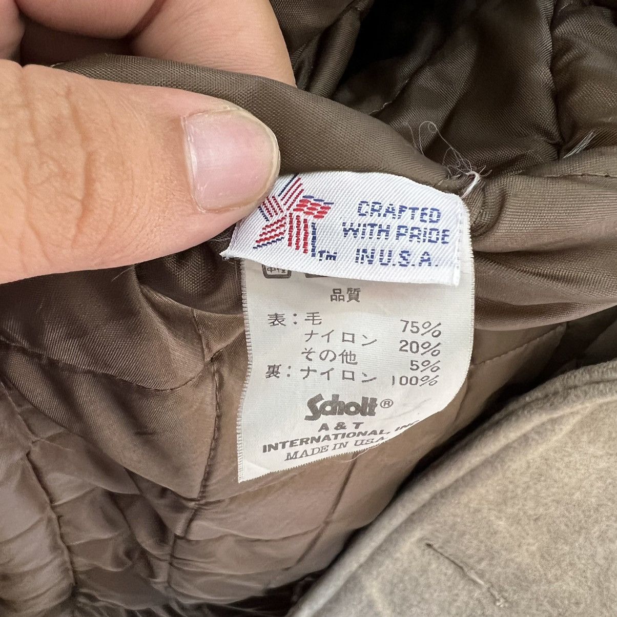 Schott VINTAGE US 740N PEA JACKET SCHOTT MADE IN USA RARE COLOUR Size US M / EU 48-50 / 2 - 14 Thumbnail