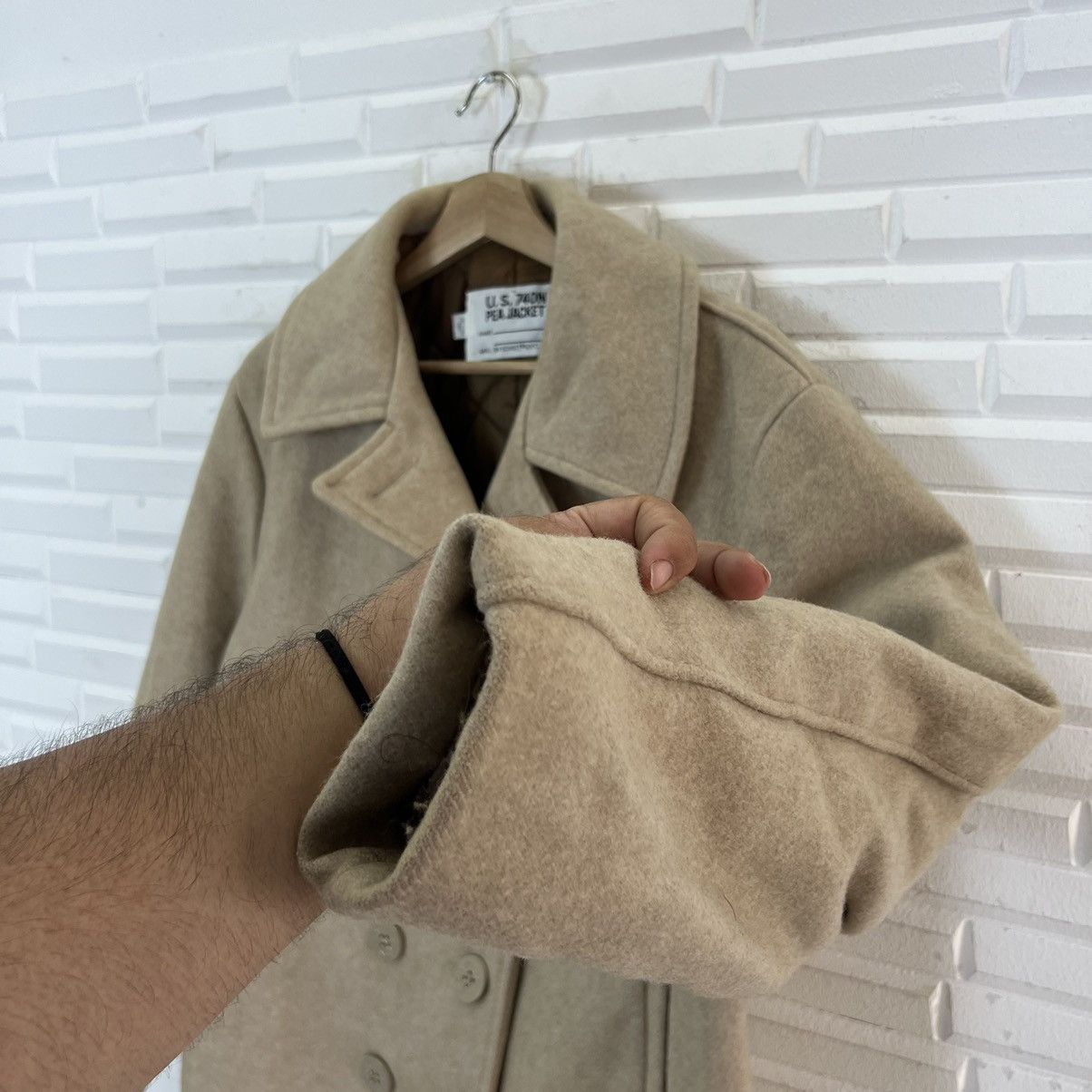 Schott VINTAGE US 740N PEA JACKET SCHOTT MADE IN USA RARE COLOUR Size US M / EU 48-50 / 2 - 7 Thumbnail