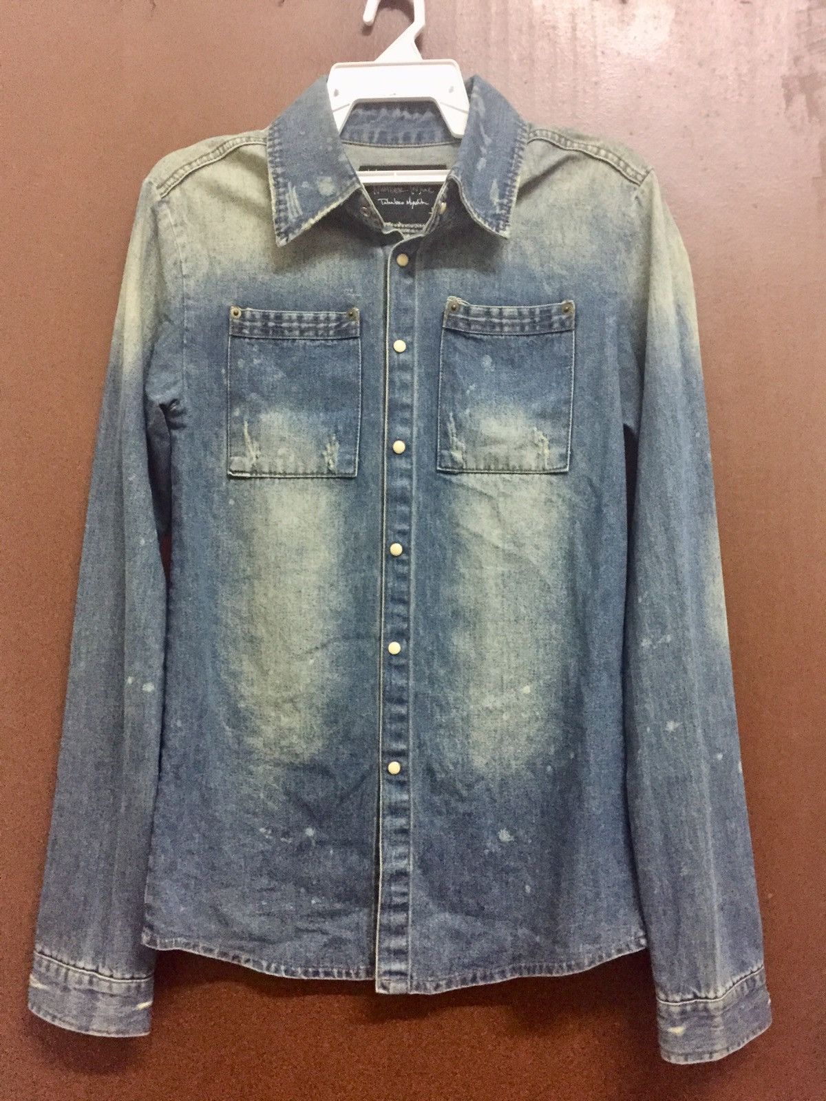 Japanese Brand Number Nine Denim Japanase Regular Brand Double Pocket Shirt Size US M / EU 48-50 / 2 - 1 Thumbnail