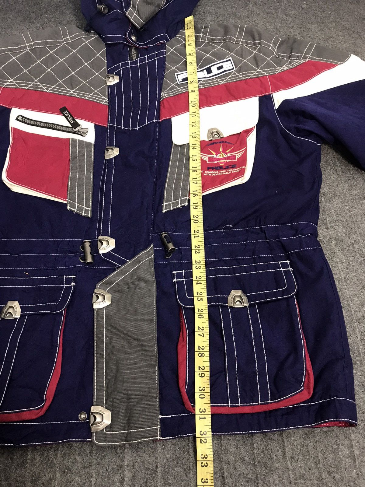 Japanese Brand Fablice Racing Team Compound System Ski Jacket Many Pocket Size US XL / EU 56 / 4 - 10 Thumbnail