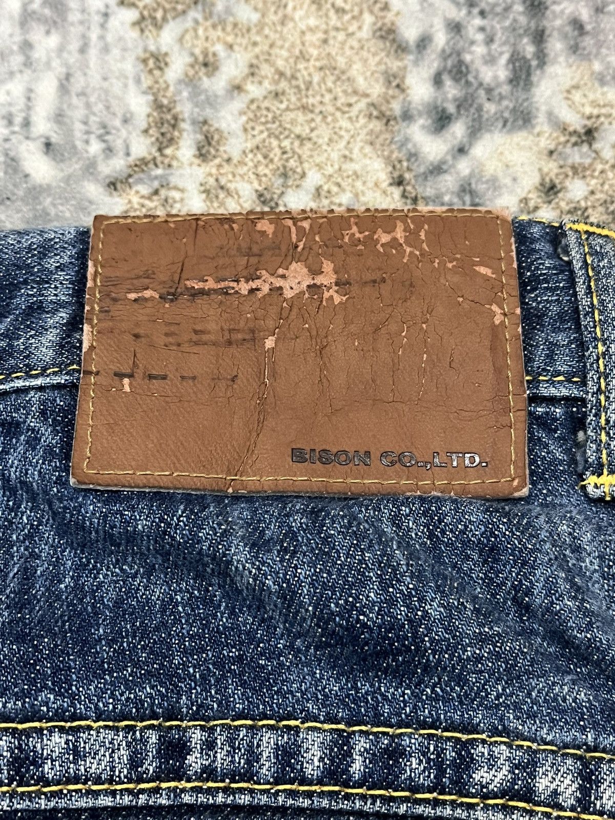Japanese Brand Dear Hearts By Bison D Pocket Denim Jeans Size US 32 / EU 48 - 9 Thumbnail