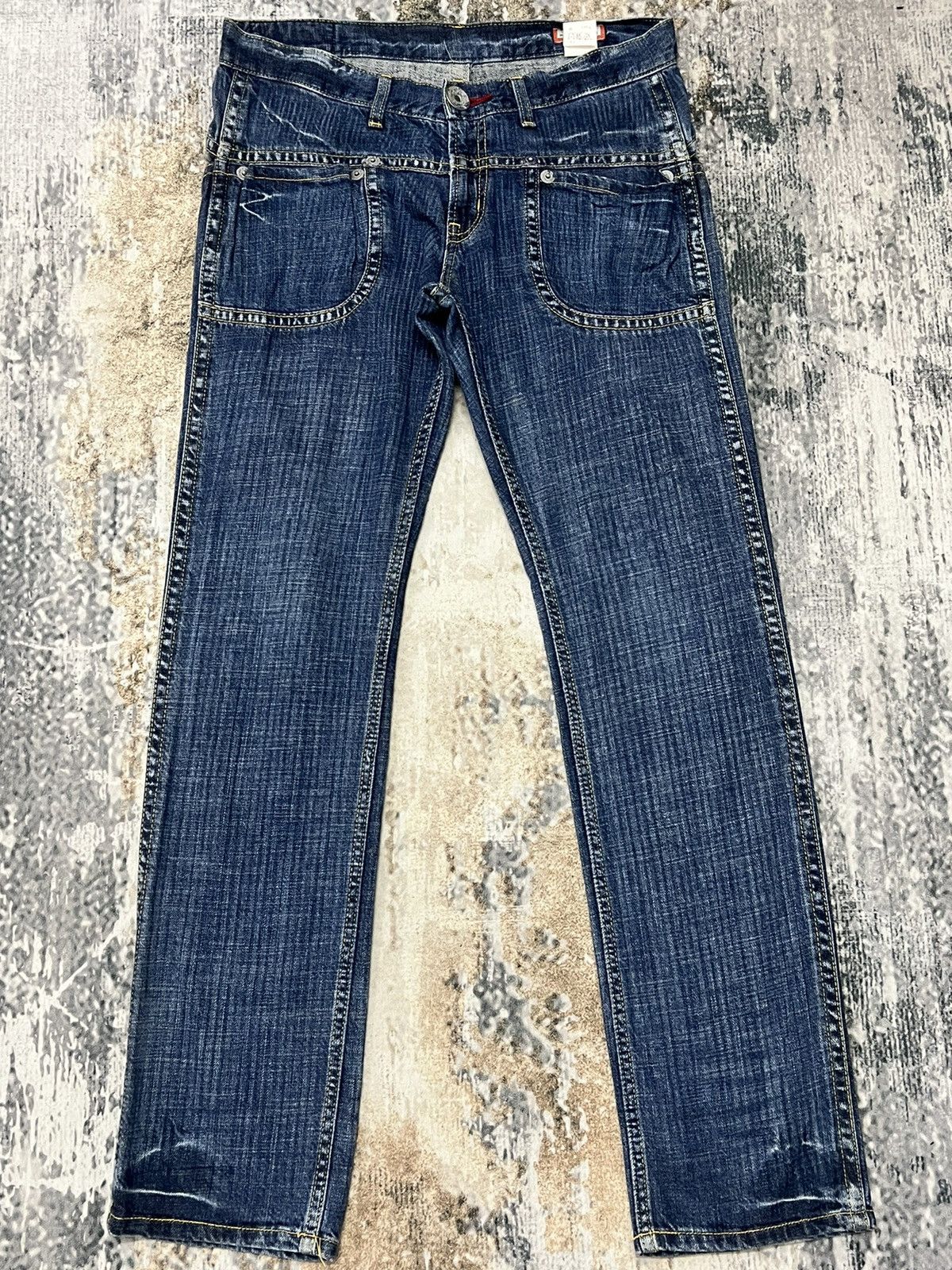 Japanese Brand Dear Hearts By Bison D Pocket Denim Jeans Size US 32 / EU 48 - 1 Thumbnail