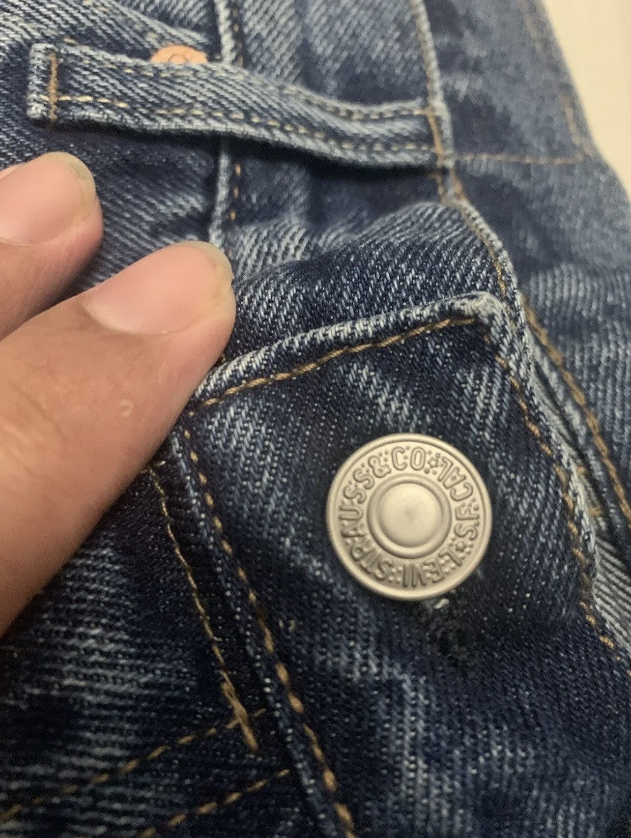 DENIM TEARS Denim Tears Virgil Abloh Message In A Tear Embroidered Jeans Size US 32 / EU 48 - 4 Thumbnail