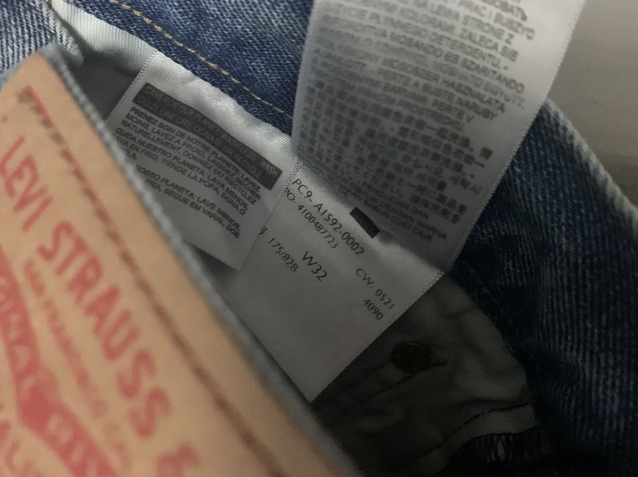 DENIM TEARS Denim Tears Virgil Abloh Message In A Tear Embroidered Jeans Size US 32 / EU 48 - 8 Thumbnail