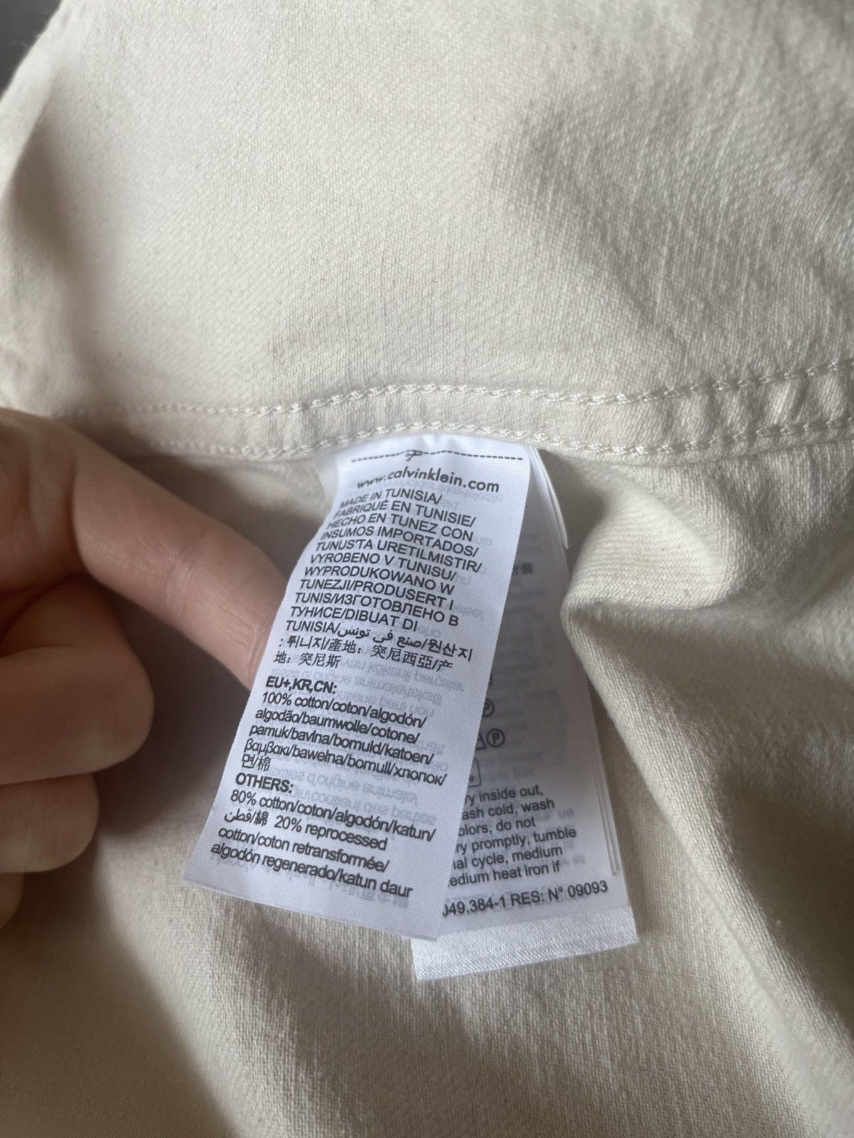 Calvin Klein × Heron Preston Heron preston x Calvin Klein off white trucker Size US M / EU 48-50 / 2 - 8 Thumbnail