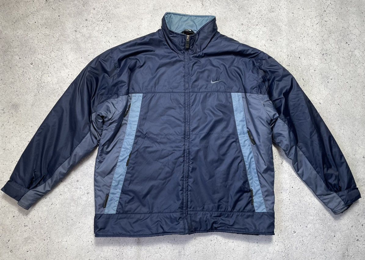 Nike × Vintage Vintage Nike down jacket with large Y2K logo Size US L / EU 52-54 / 3 - 2 Thumbnail