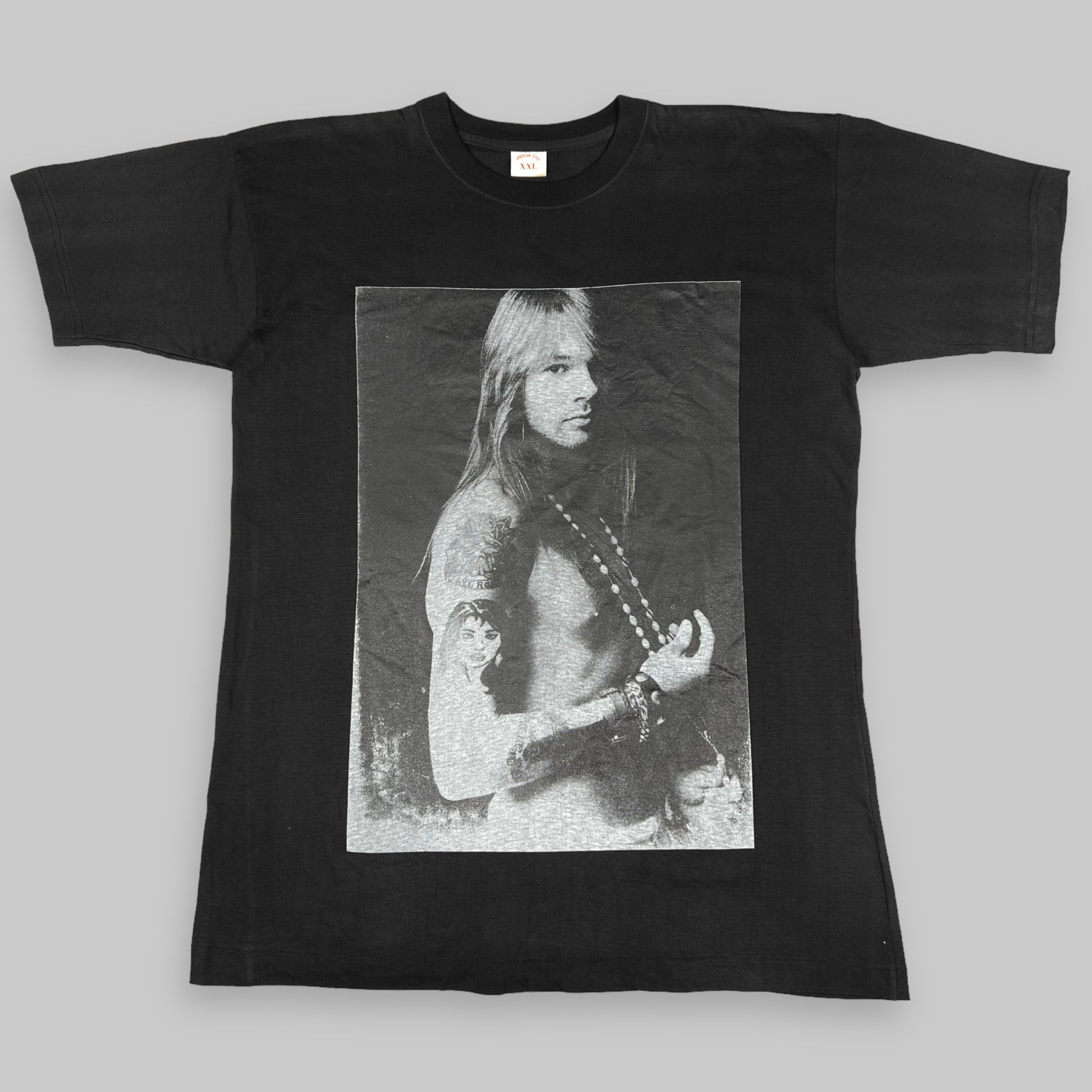 Band Tees Vintage Early 90s Guns N’ Roses Axl Rose Euro Shirt Size US XXL / EU 58 / 5 - 2 Thumbnail