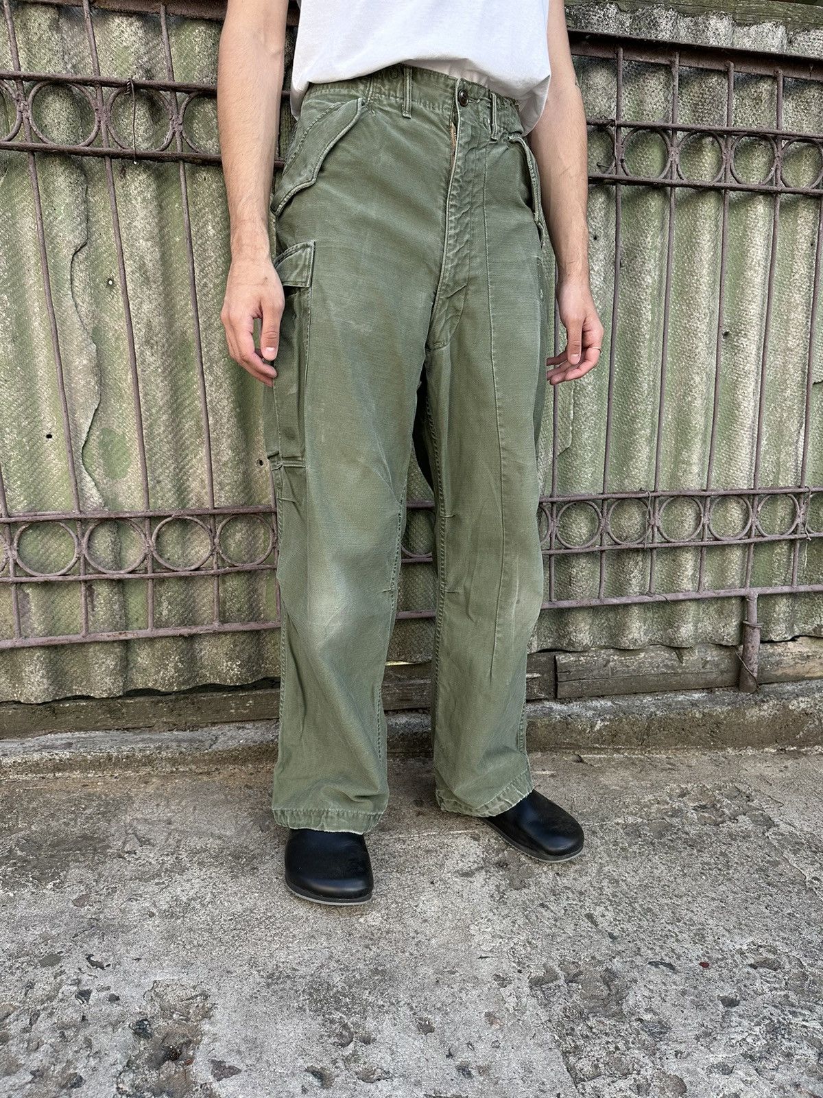 Vintage 1952 Korean War Era US Army M51 Shell Field Trousers Pants ...