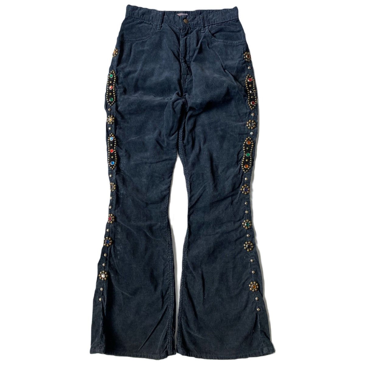 Kapital Kapital Studs Flare Pants Corduroy stk | Grailed