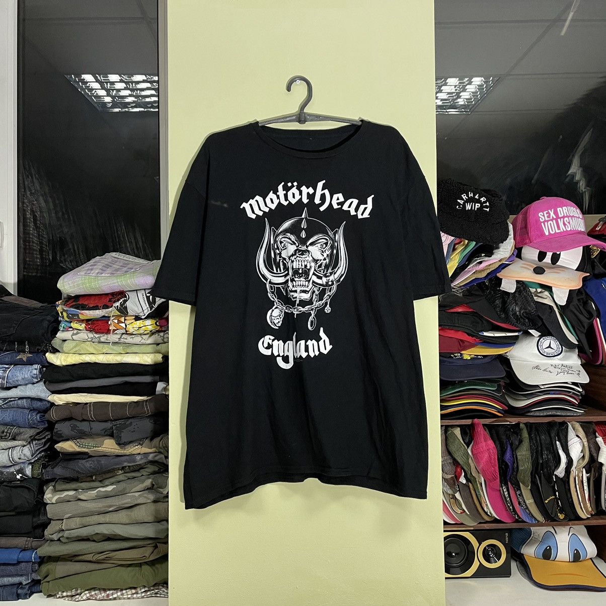 Band Tees Vintage Y2K Motörhead Head Face Band Rock Tee Streetwear Size US XL / EU 56 / 4 - 5 Thumbnail