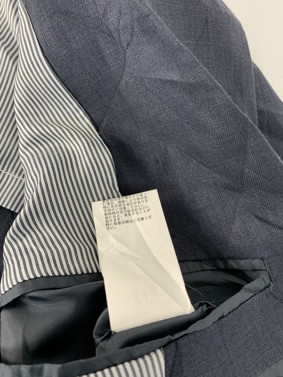 Japanese Brand D’ Homme A Homme Coat Blazer Double Pocket Workwear Design Size 48S - 8 Thumbnail