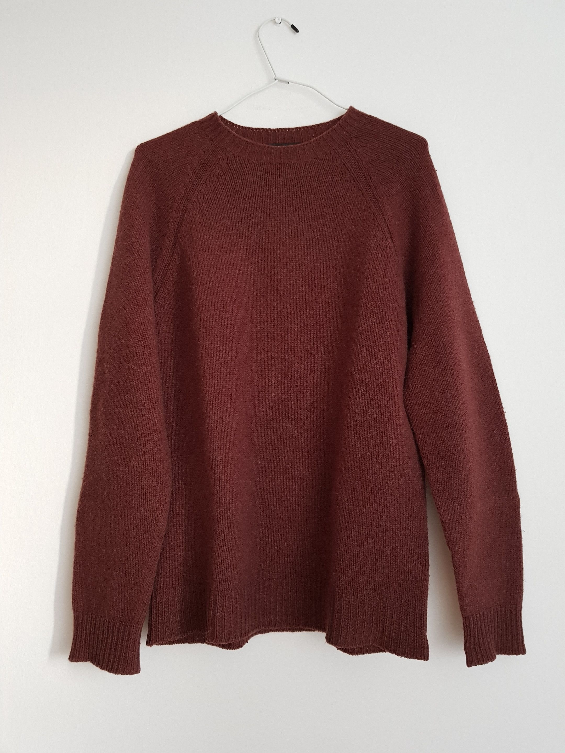 image of A P C Pull Claudio in Maroon, Men's (Size Medium)
