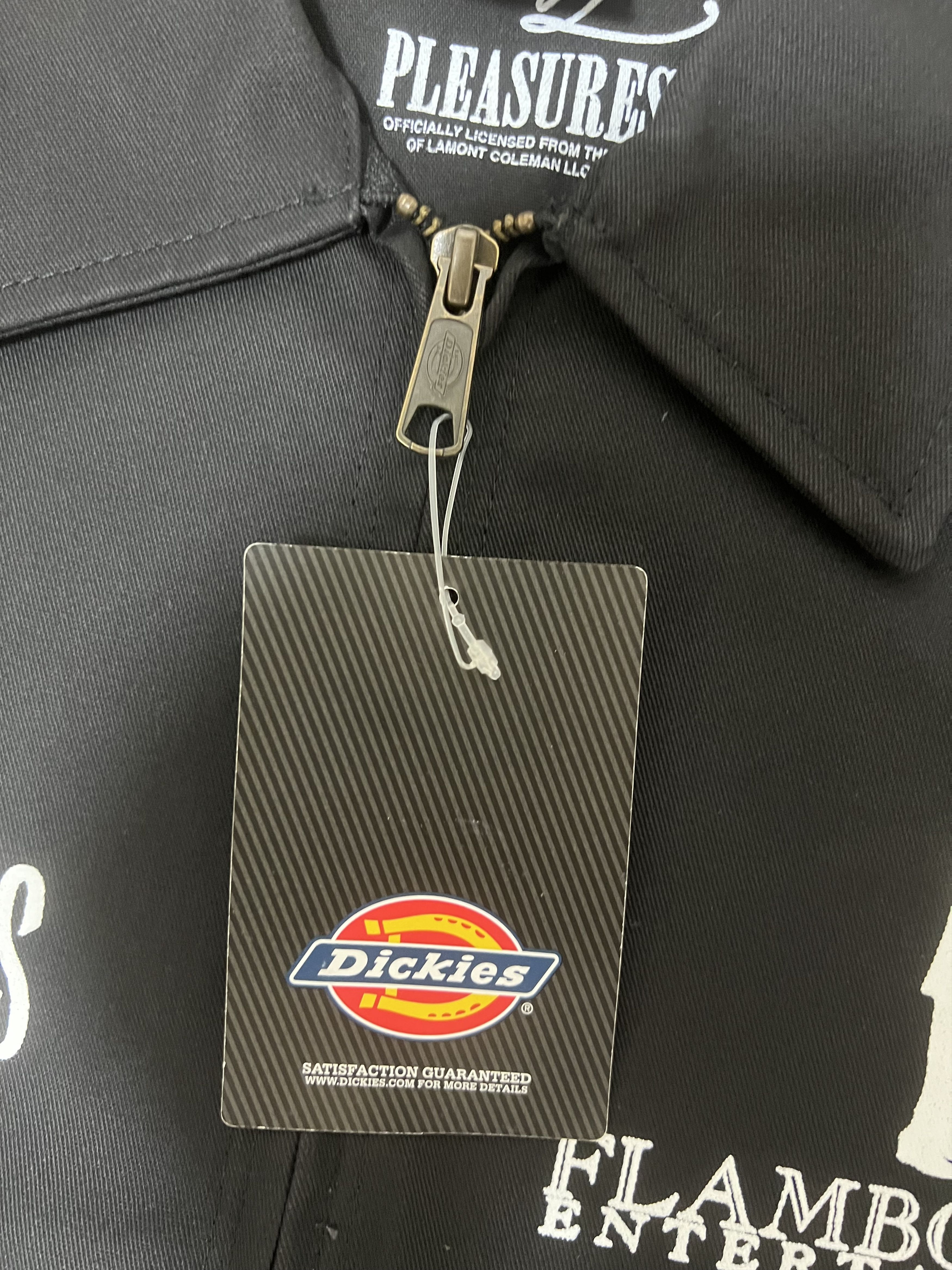 Dickies 💚 Pleasures x Big L x Dickies Eisenhower Jacket Black NEW Size US M / EU 48-50 / 2 - 11 Thumbnail