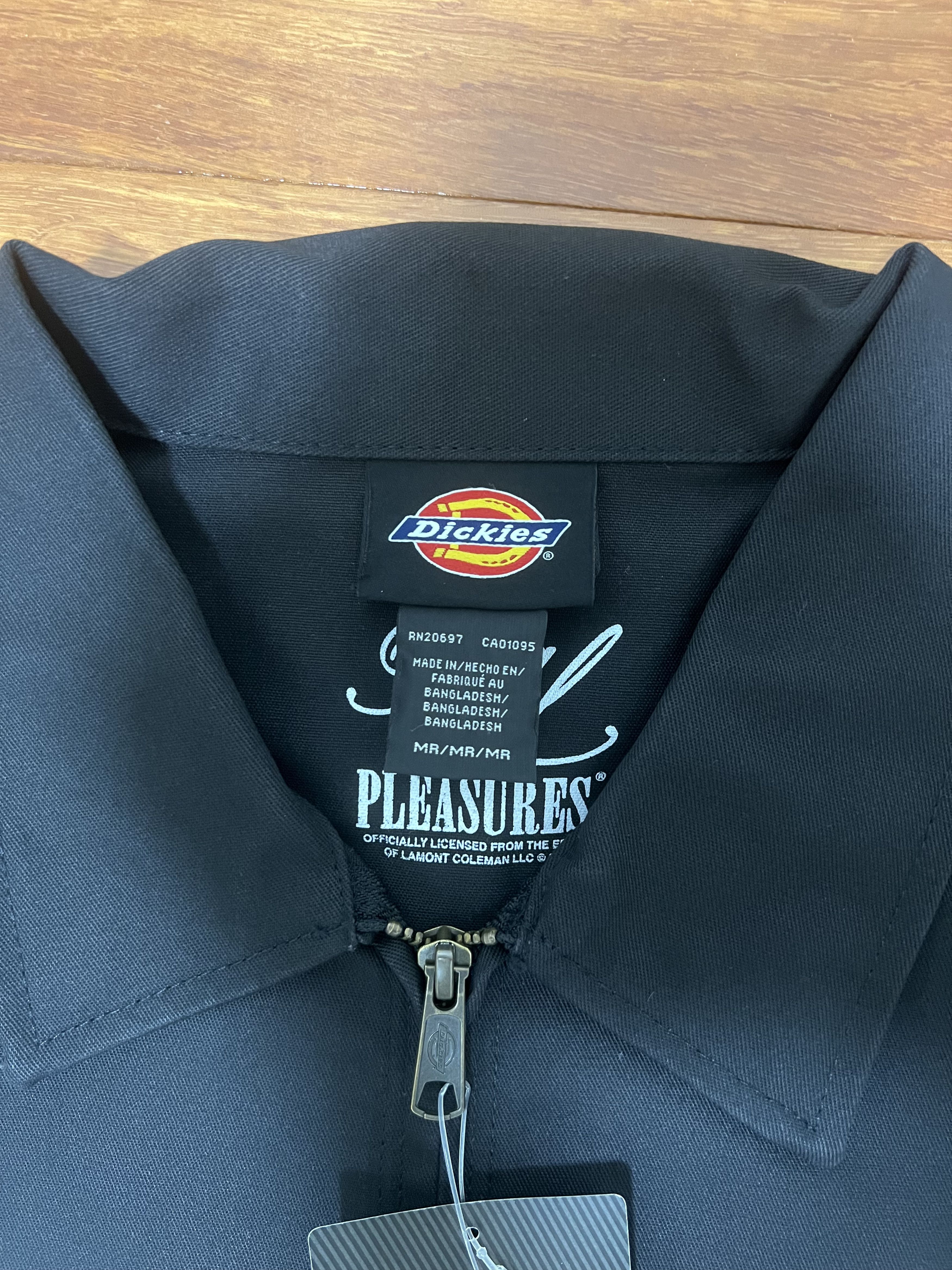 Dickies 💚 Pleasures x Big L x Dickies Eisenhower Jacket Black NEW Size US M / EU 48-50 / 2 - 6 Thumbnail
