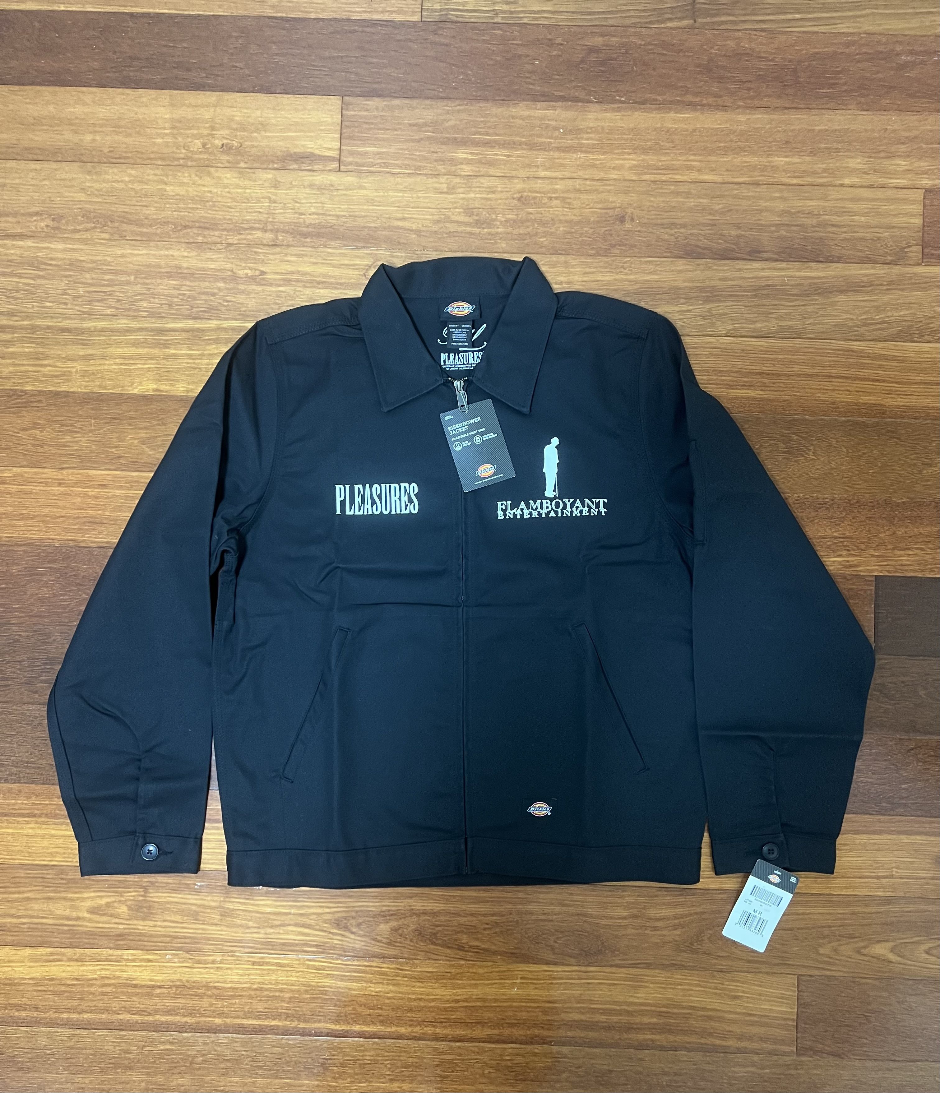 Dickies 💚 Pleasures x Big L x Dickies Eisenhower Jacket Black NEW Size US M / EU 48-50 / 2 - 2 Thumbnail