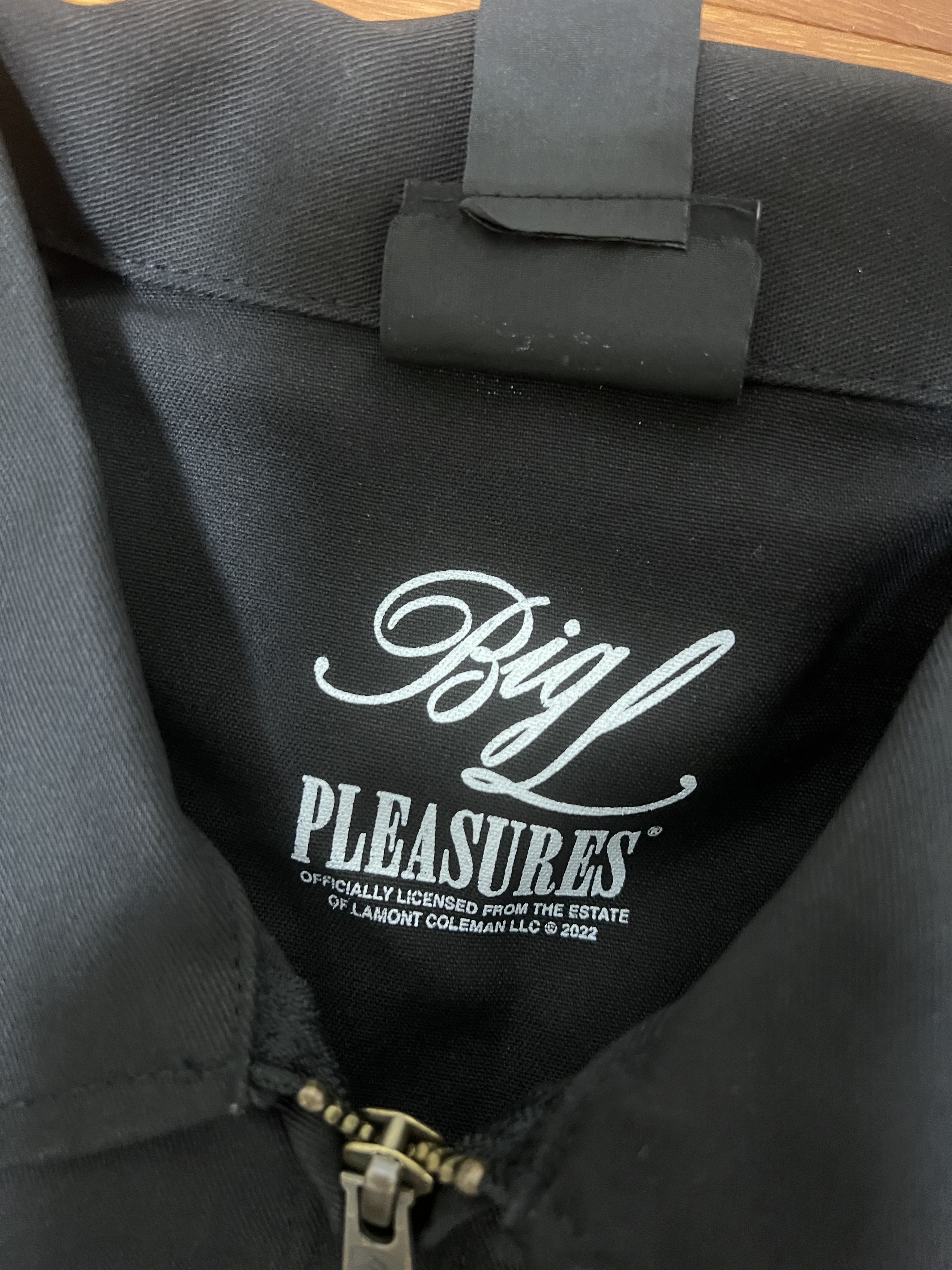 Dickies 💚 Pleasures x Big L x Dickies Eisenhower Jacket Black NEW Size US M / EU 48-50 / 2 - 12 Thumbnail