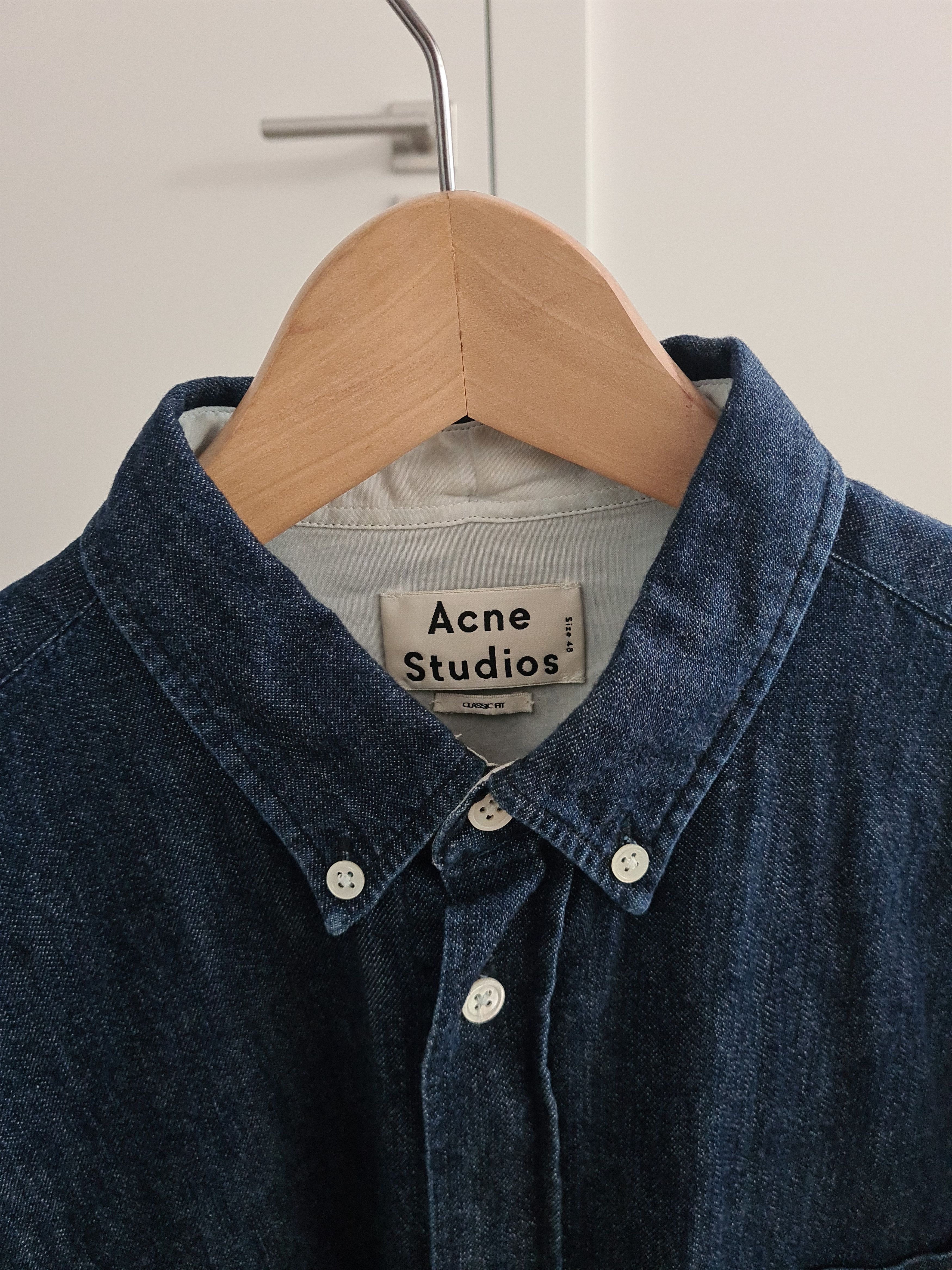Acne Studios [48] Isherwood Twill Denim Shirt (AW15) Size US M / EU 48-50 / 2 - 3 Thumbnail