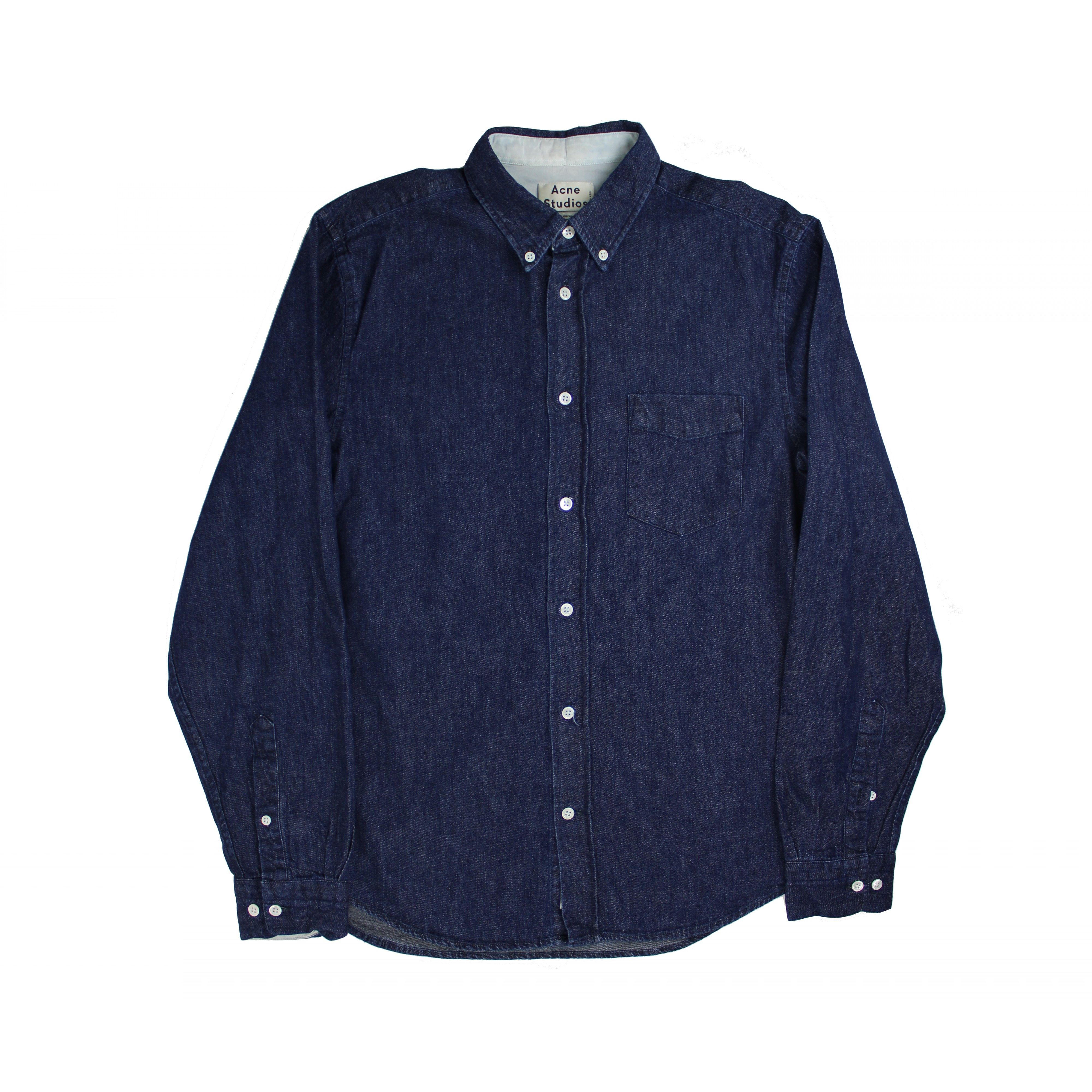 Acne Studios [48] Isherwood Twill Denim Shirt (AW15) Size US M / EU 48-50 / 2 - 5 Thumbnail