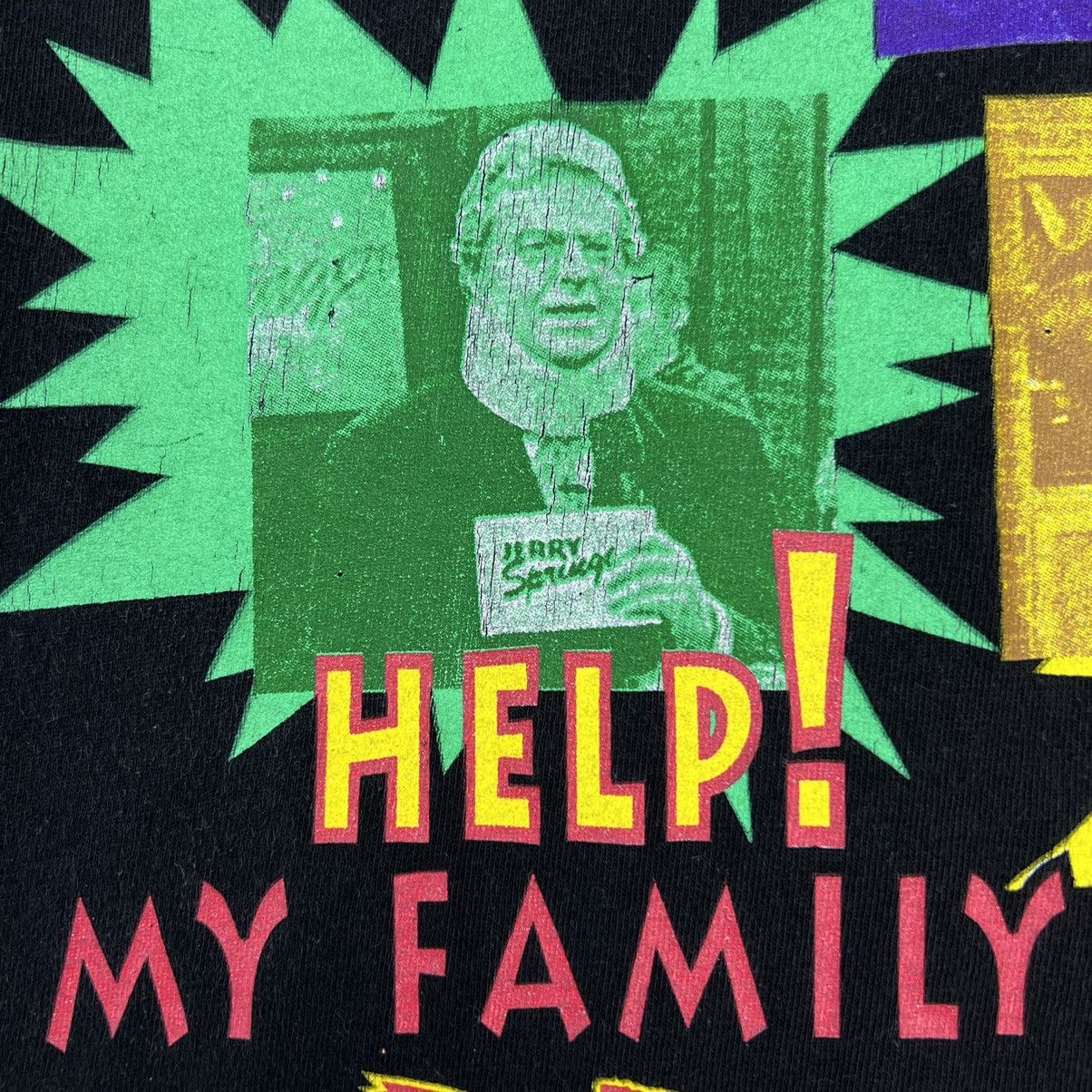 Garbage TV Vintage 90s Jerry Springer T Shirt Family Trailer Trash Tee Size US L / EU 52-54 / 3 - 3 Thumbnail