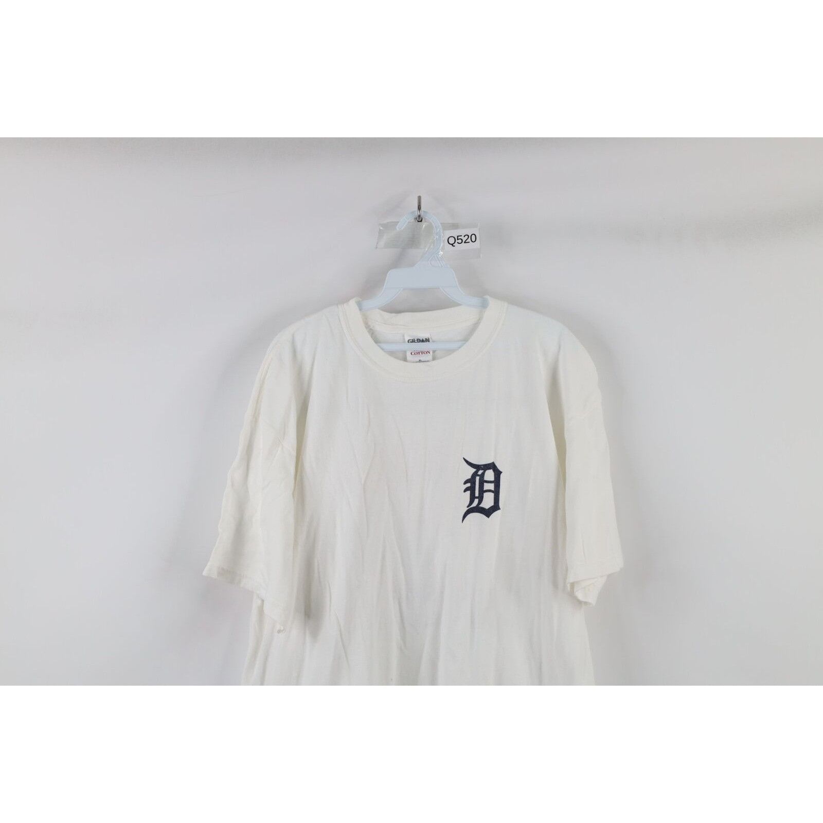 Vintage Vintage Chevrolet Detroit Tigers Old English D T-Shirt White Size US XL / EU 56 / 4 - 2 Thumbnail
