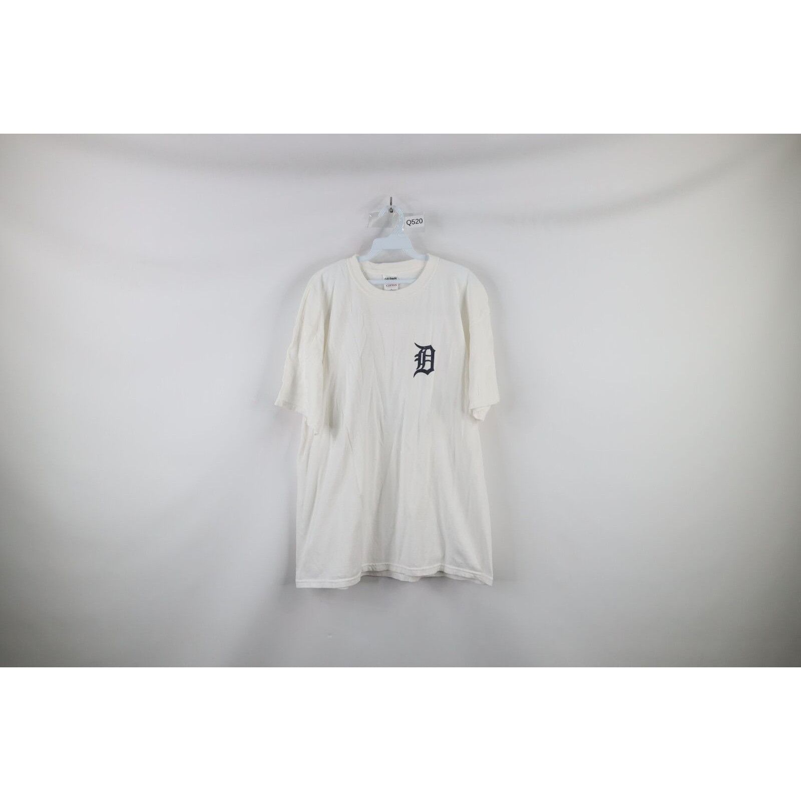 Vintage Vintage Chevrolet Detroit Tigers Old English D T-Shirt White Size US XL / EU 56 / 4 - 1 Thumbnail