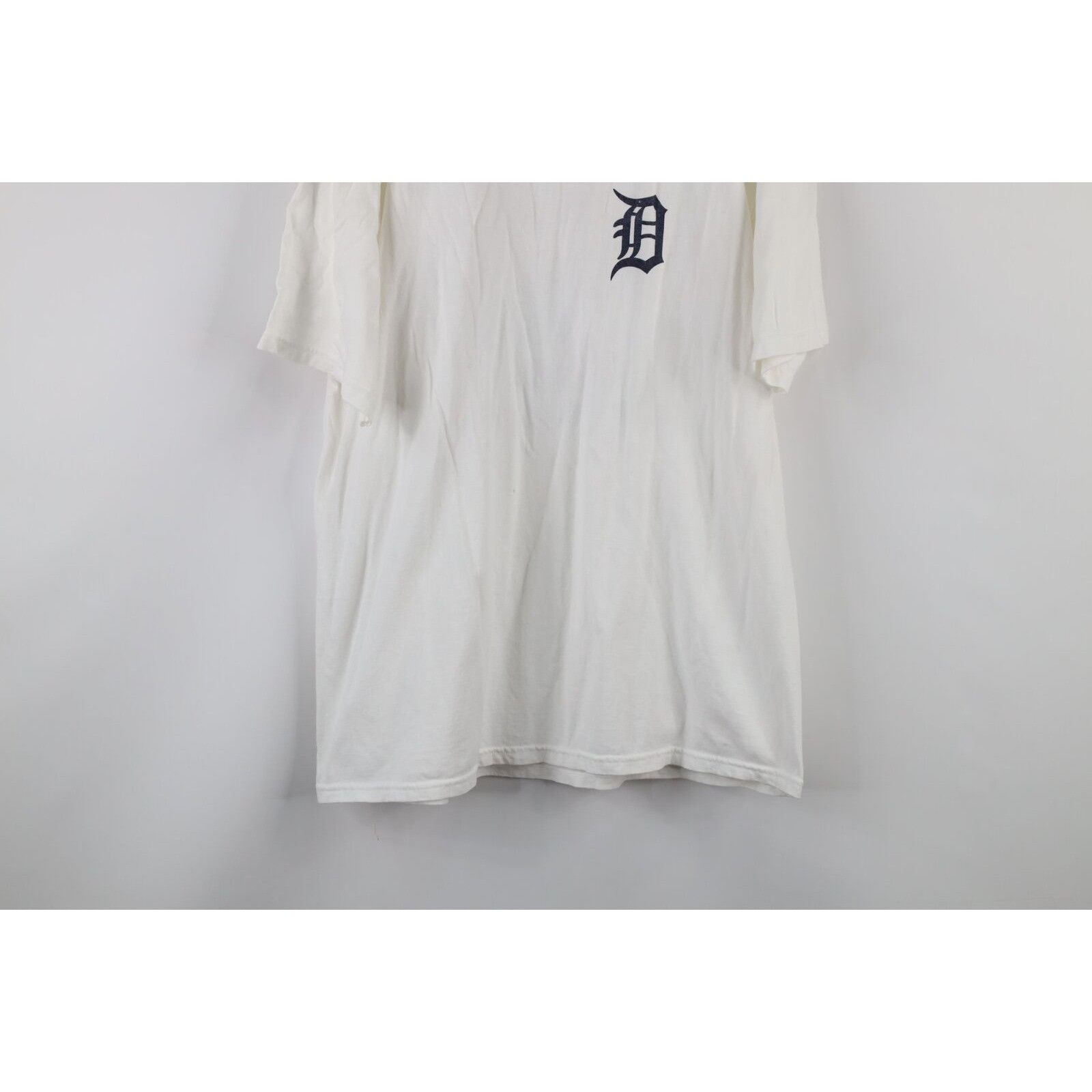 Vintage Vintage Chevrolet Detroit Tigers Old English D T-Shirt White Size US XL / EU 56 / 4 - 3 Thumbnail