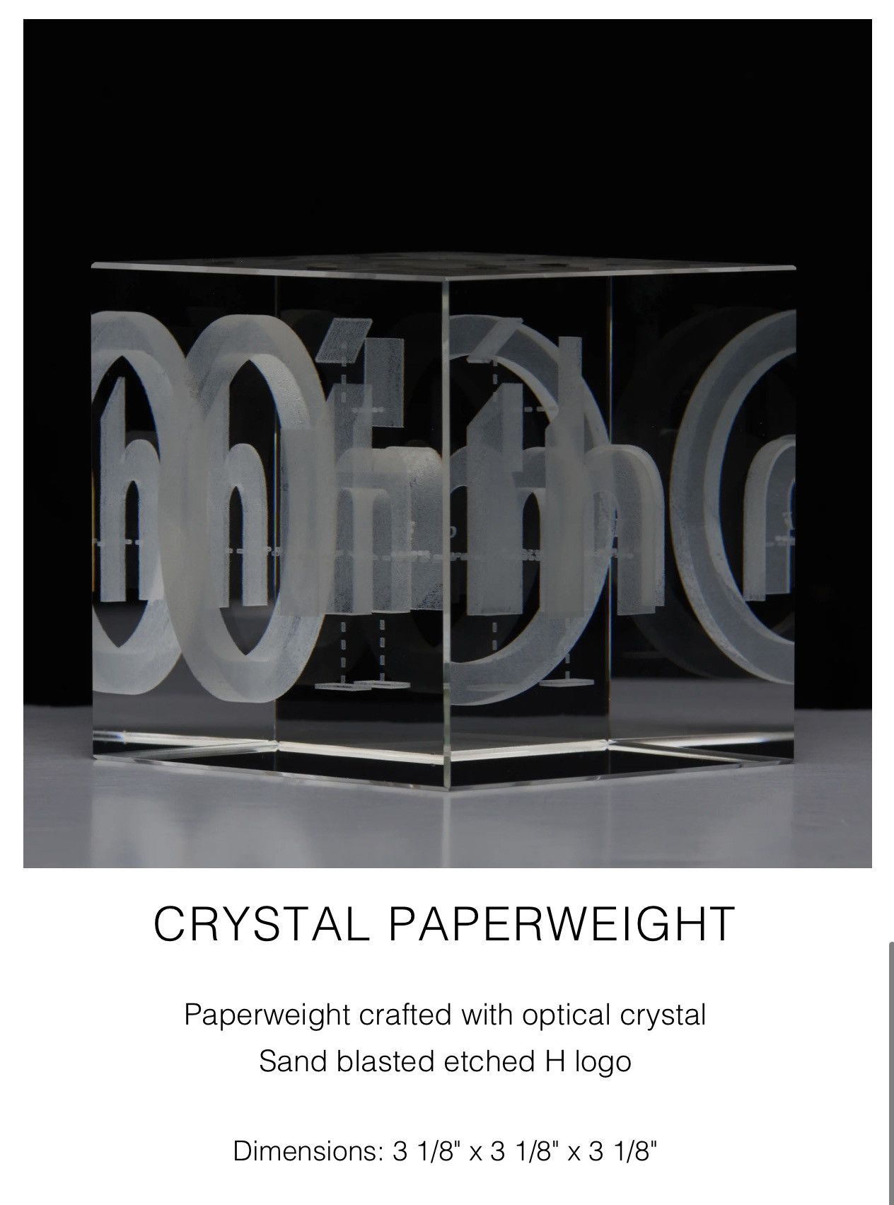 HIDDEN Hidden NY Crystal Paperweight Size ONE SIZE - 11 Thumbnail