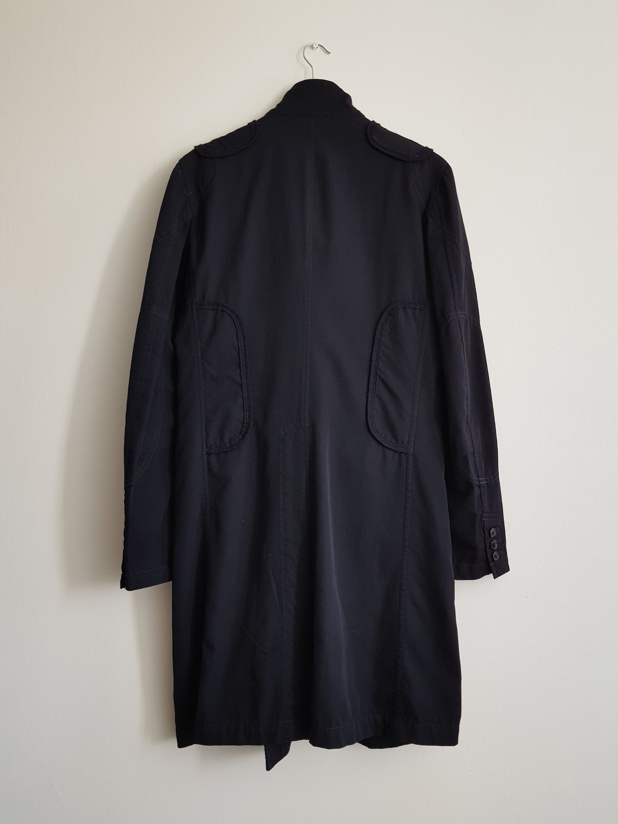 Comme des Garcons Homme Plus [M] Navy Trench Coat (FW10) Size US M / EU 48-50 / 2 - 5 Thumbnail