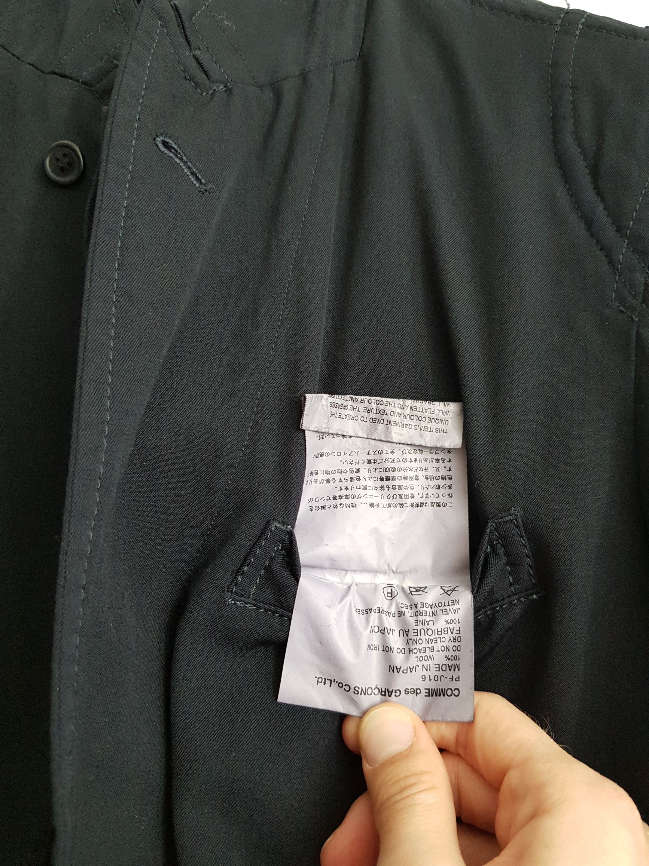 Comme des Garcons Homme Plus [M] Navy Trench Coat (FW10) Size US M / EU 48-50 / 2 - 6 Thumbnail